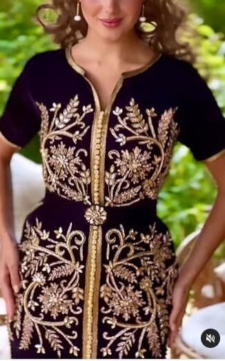 PDF swing pattern kaftan Marocaines cort sleeve- Muslim dress, clothing for women/Easy Digital PDF 6 Printable Sizes S--XXXL-pdf A4-pdf A0 - image 5