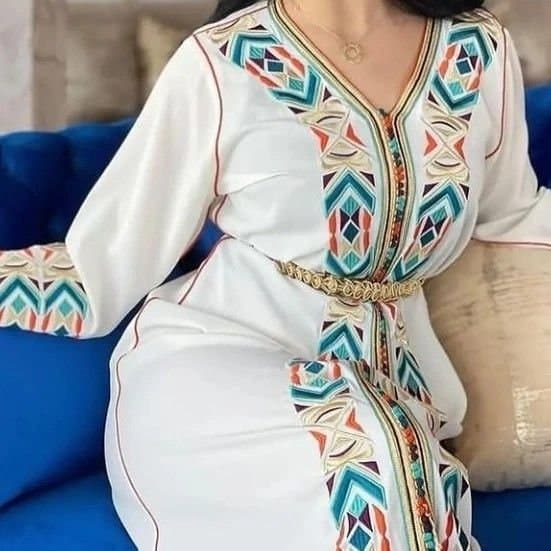 PDF swing pattern kaftan Marocaines longe sleeve- Muslim dress, clothing for women/Easy Digital PDF 6 Printable Sizes S--XXXL-pdf A4-pdf A0 - image 5