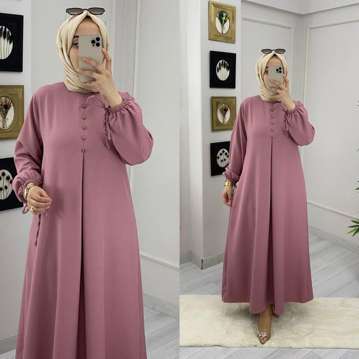 Patron de couture Abaya Pdf  A4-A0| Robe Aline | Modèles de vêtements nationaux arabes/ Niqab /tailles xs--xxl/mode musulmane, hijab,ramadan - image 4