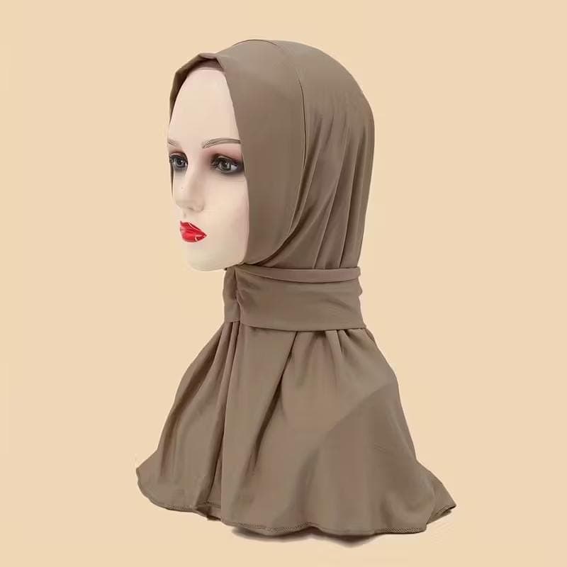 Patron de couture hijab islamique pour femme avec fermeture à pression - Foulard de prière souple et léger pdf a4-PDFA0 - image 5