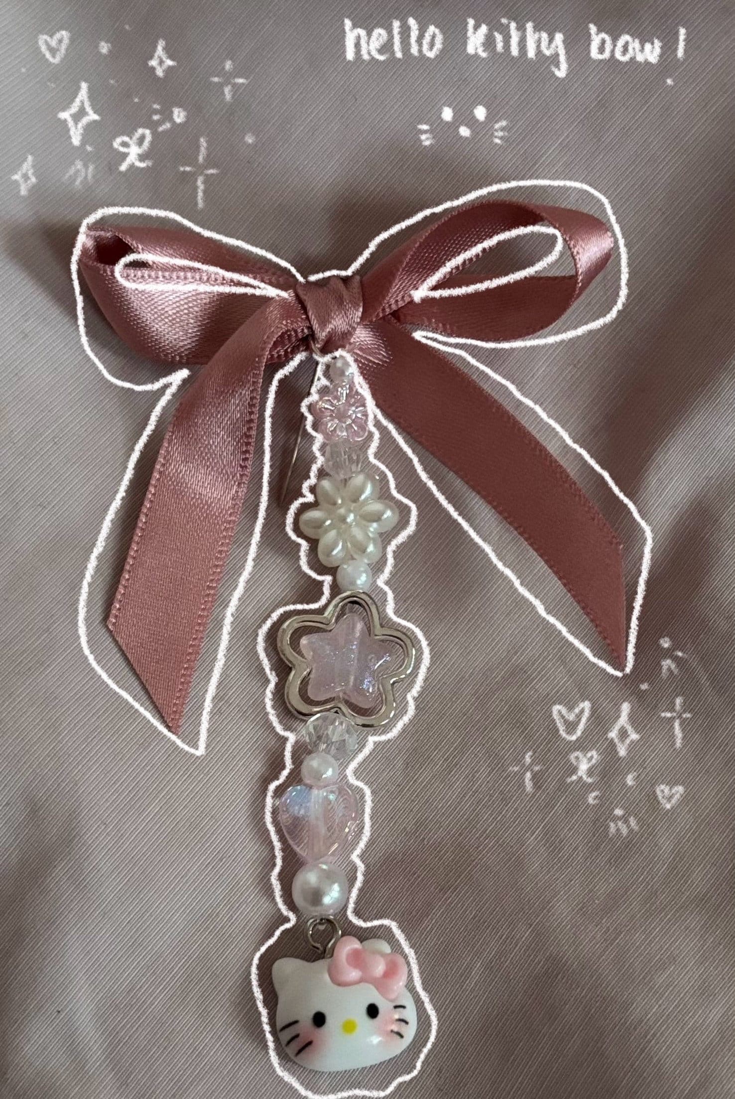 Hello Kitty Hijab Pin - Bow Accessory
