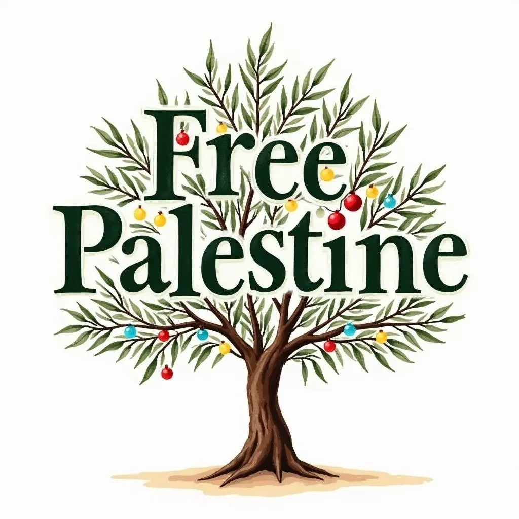 Free Palestine Ornament of Palestine Home Decor Ornament Gifts Round Crystal for Xmas Free Support Palestinian Gift For keffiyeh Palestine - image 4