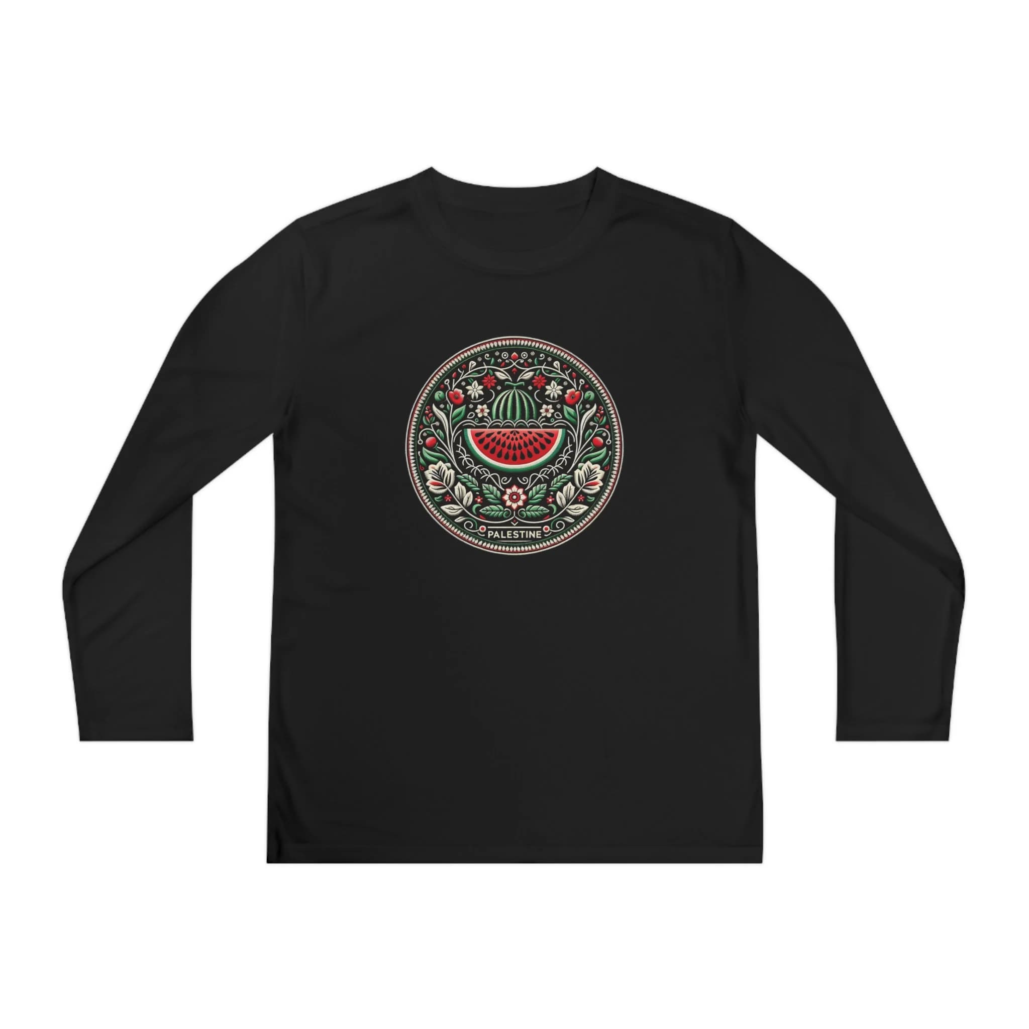 Youth Palestine Shirt | Palestine Long Sleeve shirt, Free Palestine Shirt, Palestine Tee| kid Shirt, Palestine Football, Watermelon Flag Tee - image 4