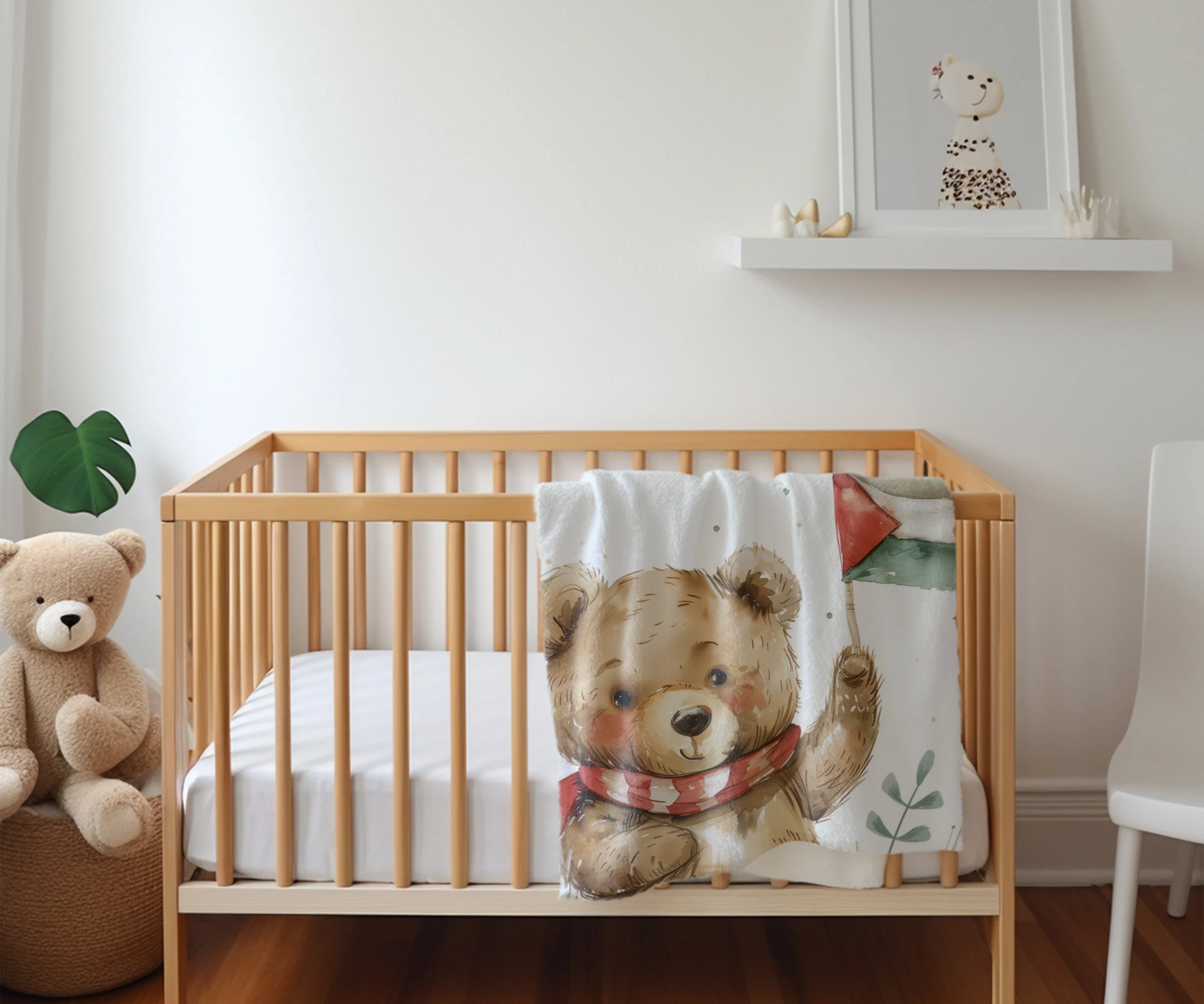 Palestine Fleece Blanket, Baby Shower Gift, Baby Blanket, Stroller Blanket, Crib Blanket, Palestine Flag Blanket | Palestine Throw Blanket