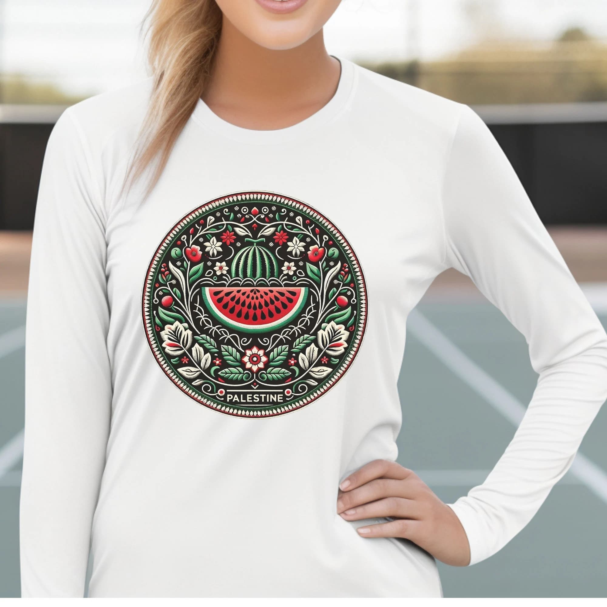 Youth Palestine Shirt | Palestine Long Sleeve shirt, Free Palestine Shirt, Palestine Tee| kid Shirt, Palestine Football, Watermelon Flag Tee - image 5