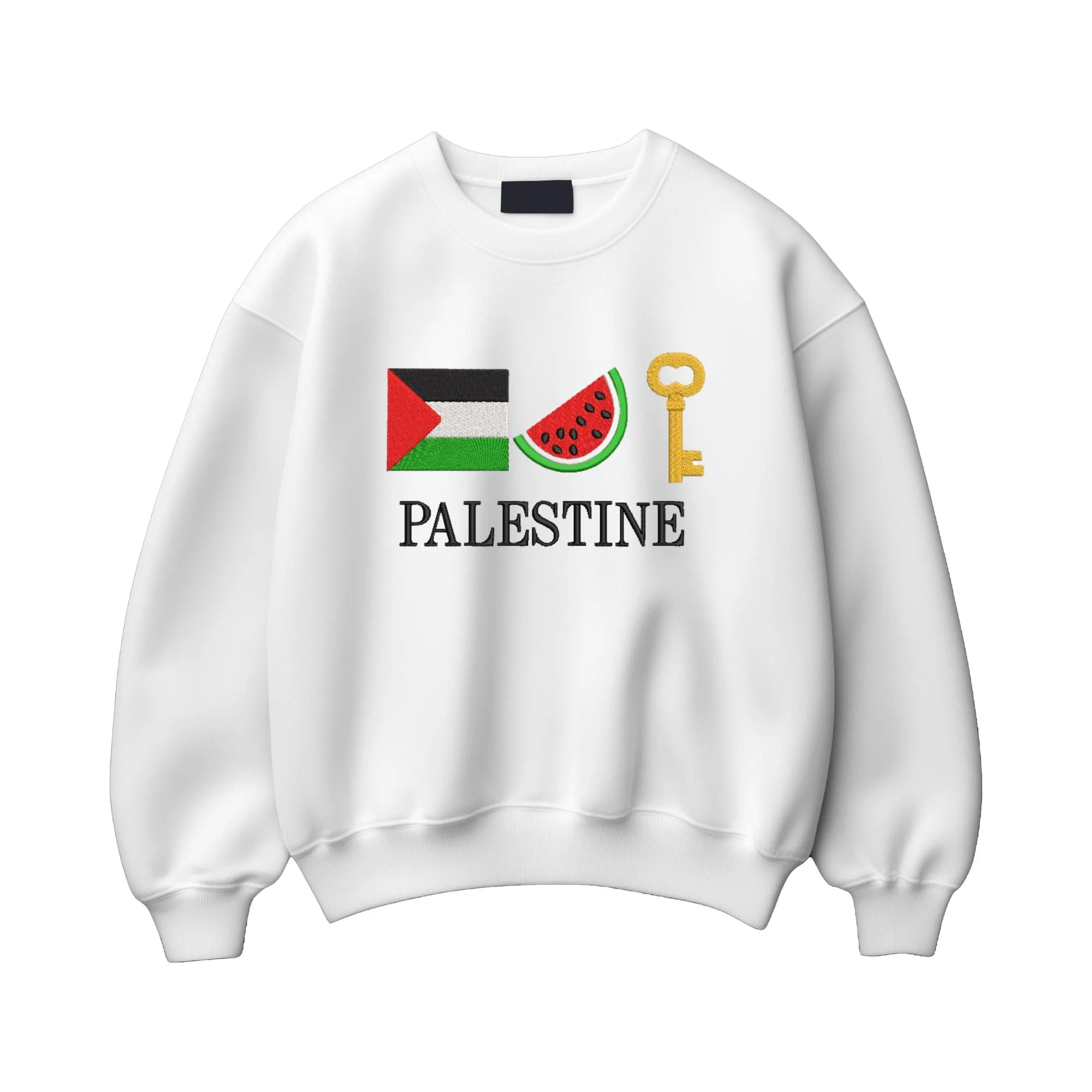Palestine Symbols Embroidery Design, Flag, Watermelon, Key, 5 Sizes, Solidarity & Support, Digital Instant Download. - image 3
