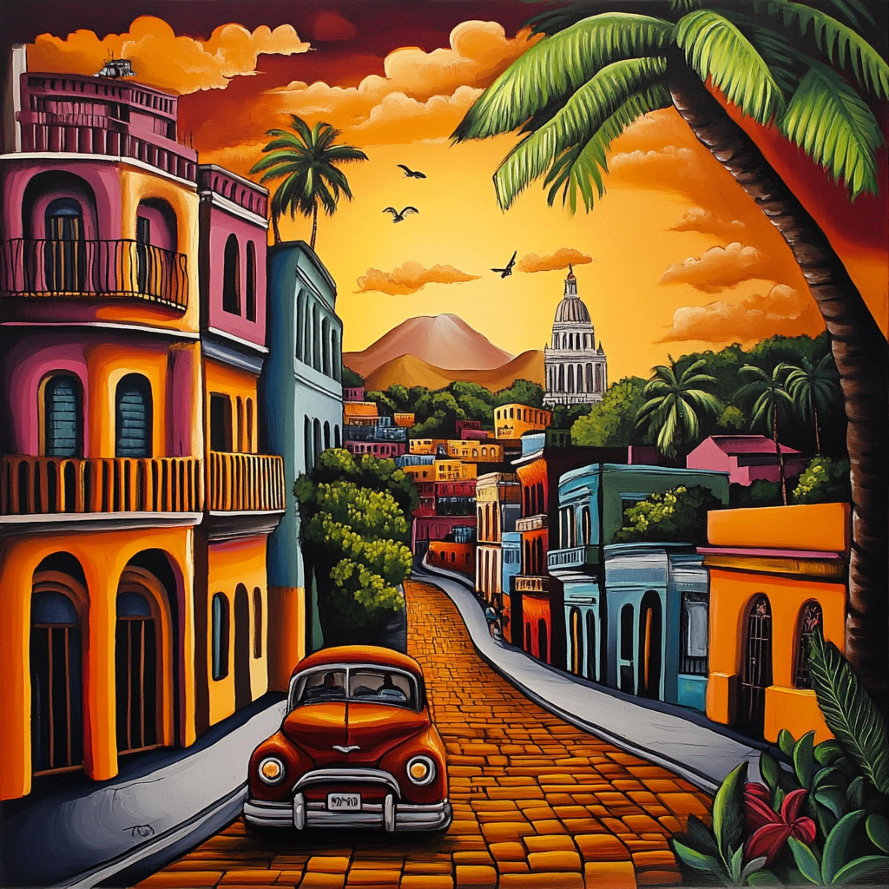 26 Digital Art Prints Cuba Wall Decor Bold Primary Colours Instant Printable Digital Download Affordable Cuba Wall Art Cuban Artwork - image 5
