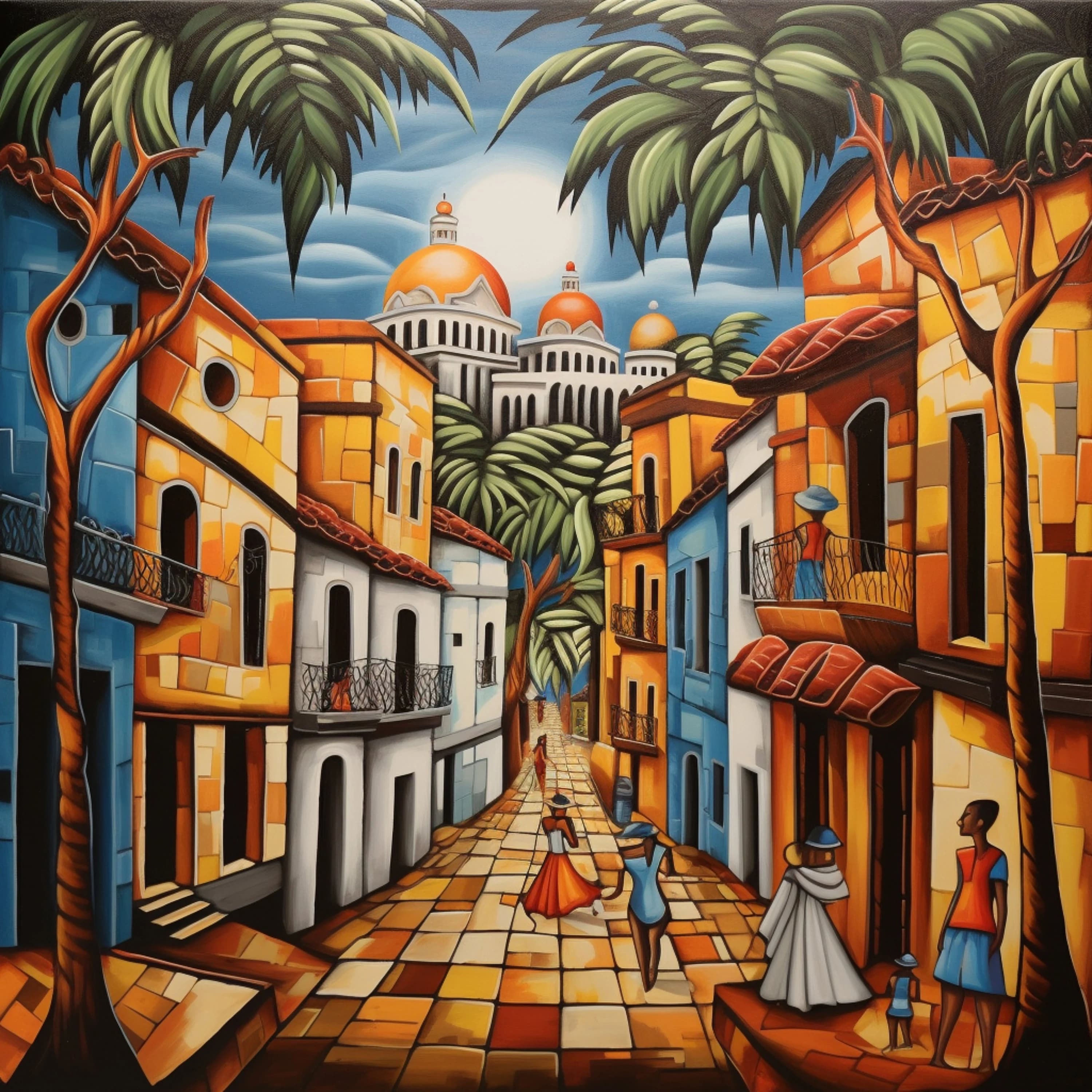 26 Digital Art Prints Cuba Wall Decor Bold Primary Colours Instant Printable Digital Download Affordable Cuba Wall Art Cuban Artwork - image 4