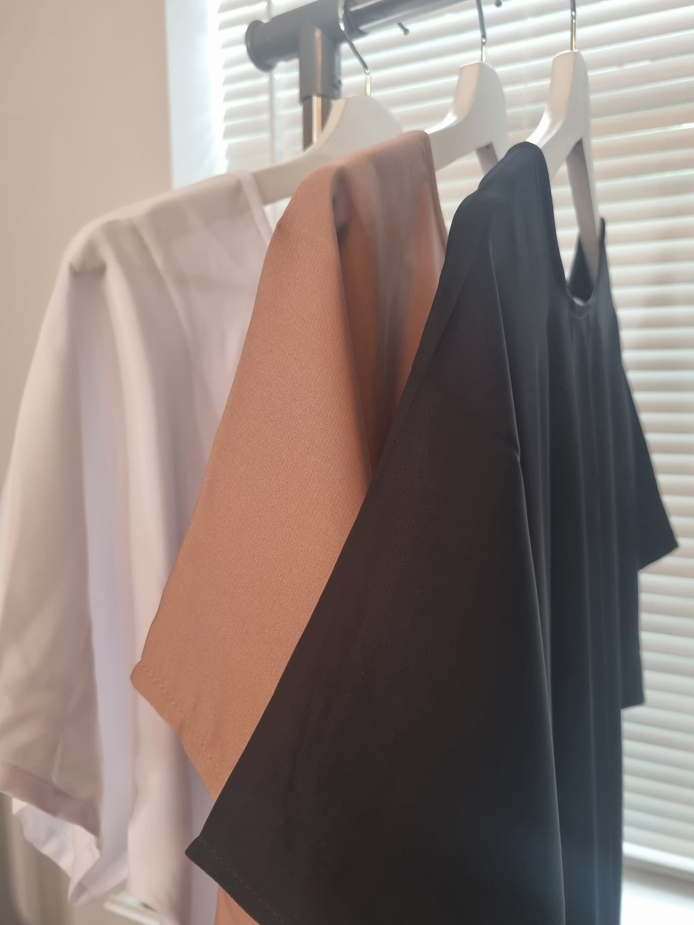 Short Sleeves Inner Abaya, Nida Slip Abaya Dubai Abaya - image 3