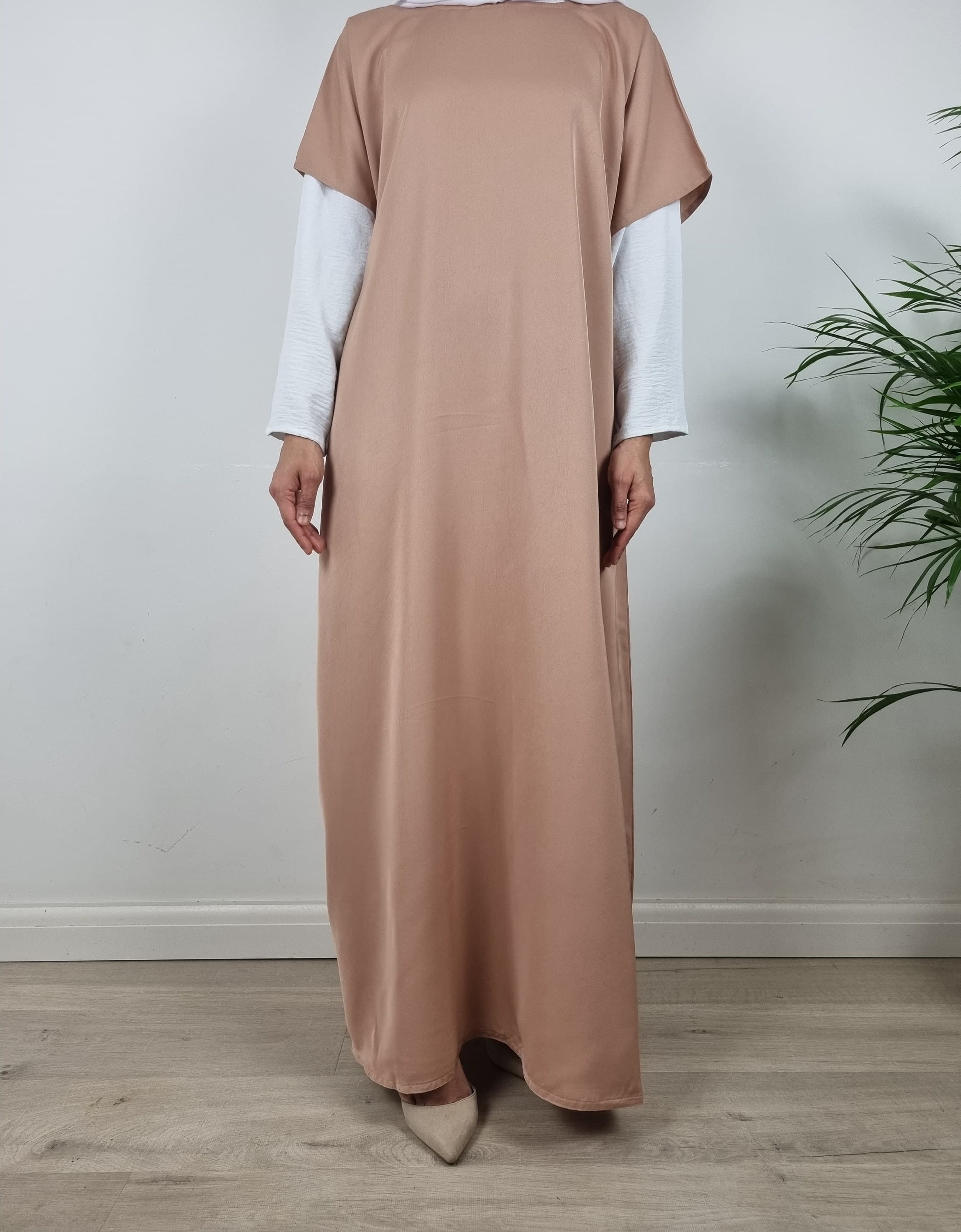 Short Sleeves Inner Abaya, Nida Slip Abaya Dubai Abaya