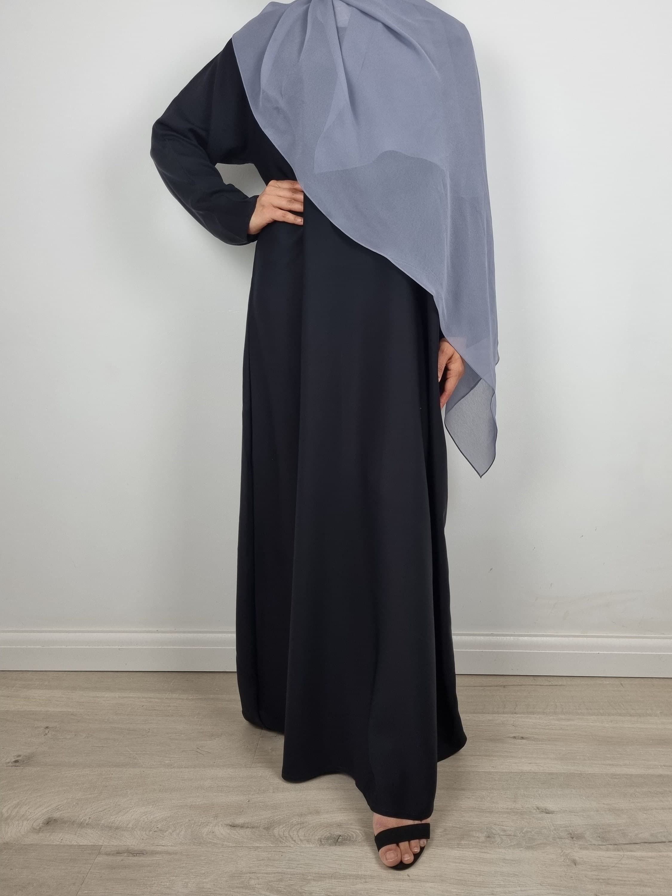 Nida Casual Inner Abaya/ full sleeves Under Dress Slip dress - image 4