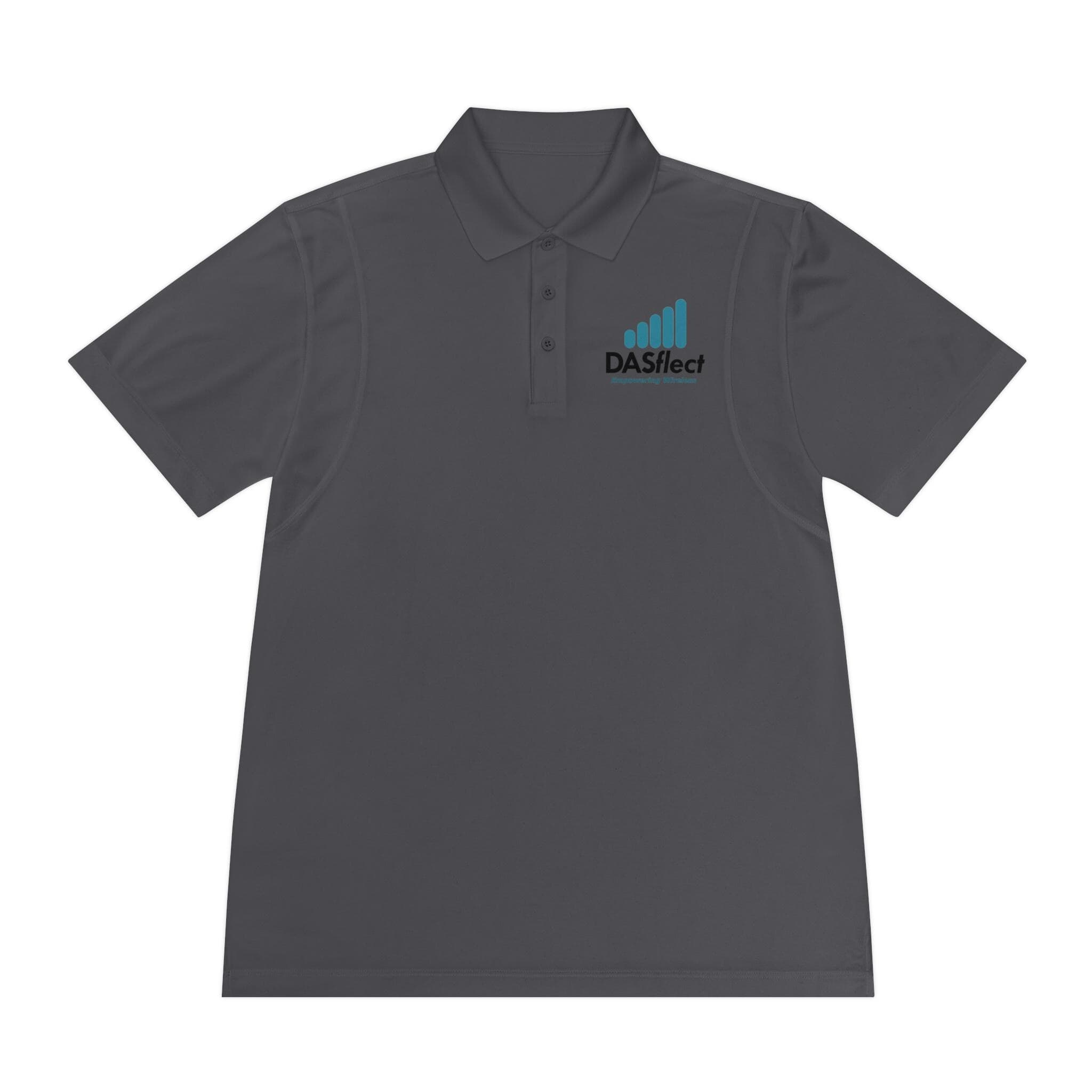 DASflect Men's Moisture-Wicking Sport Polo Shirt - DASflect Logo