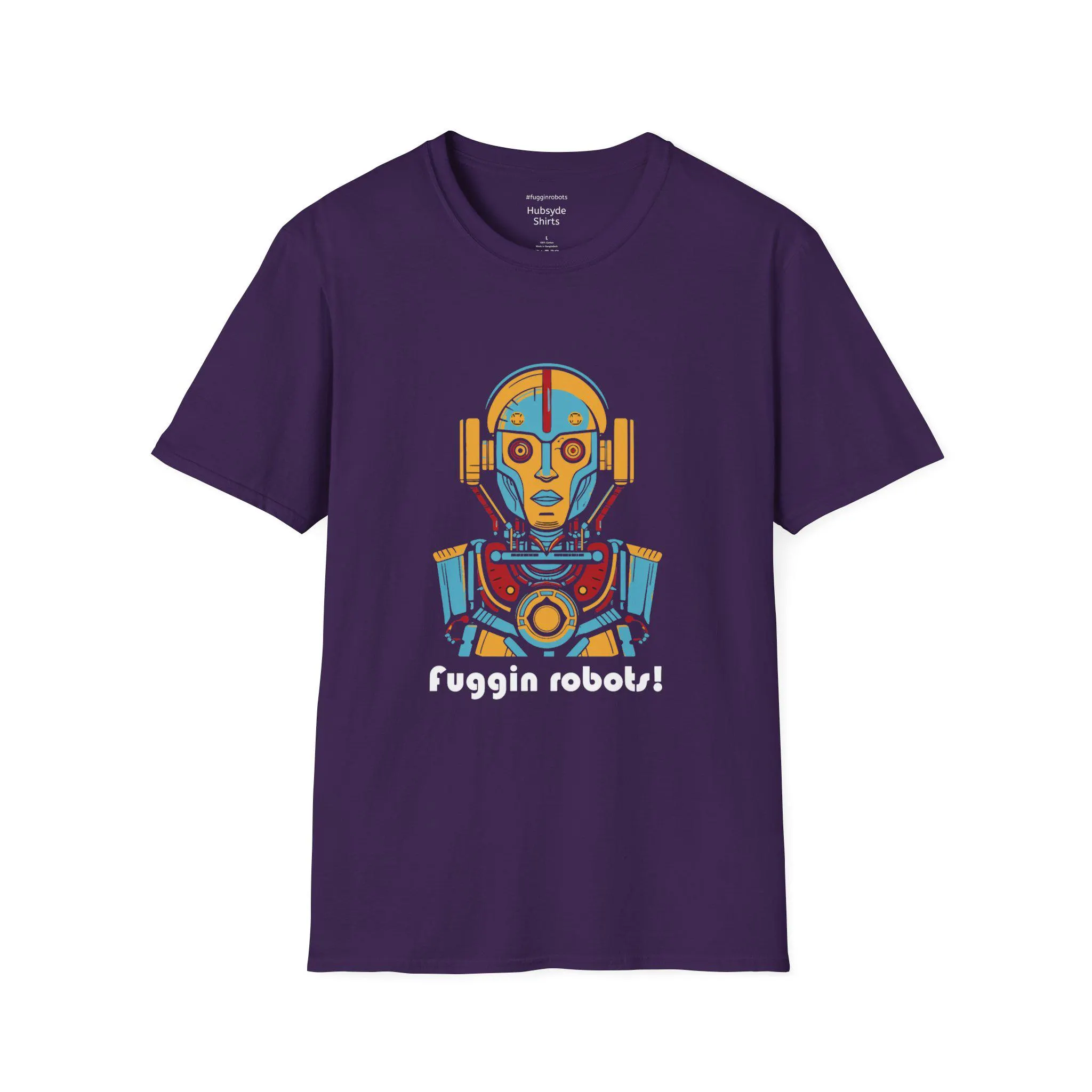 Fuggin Robots Graphic T-Shirt: Unisex Geek Humor Tee - image 5