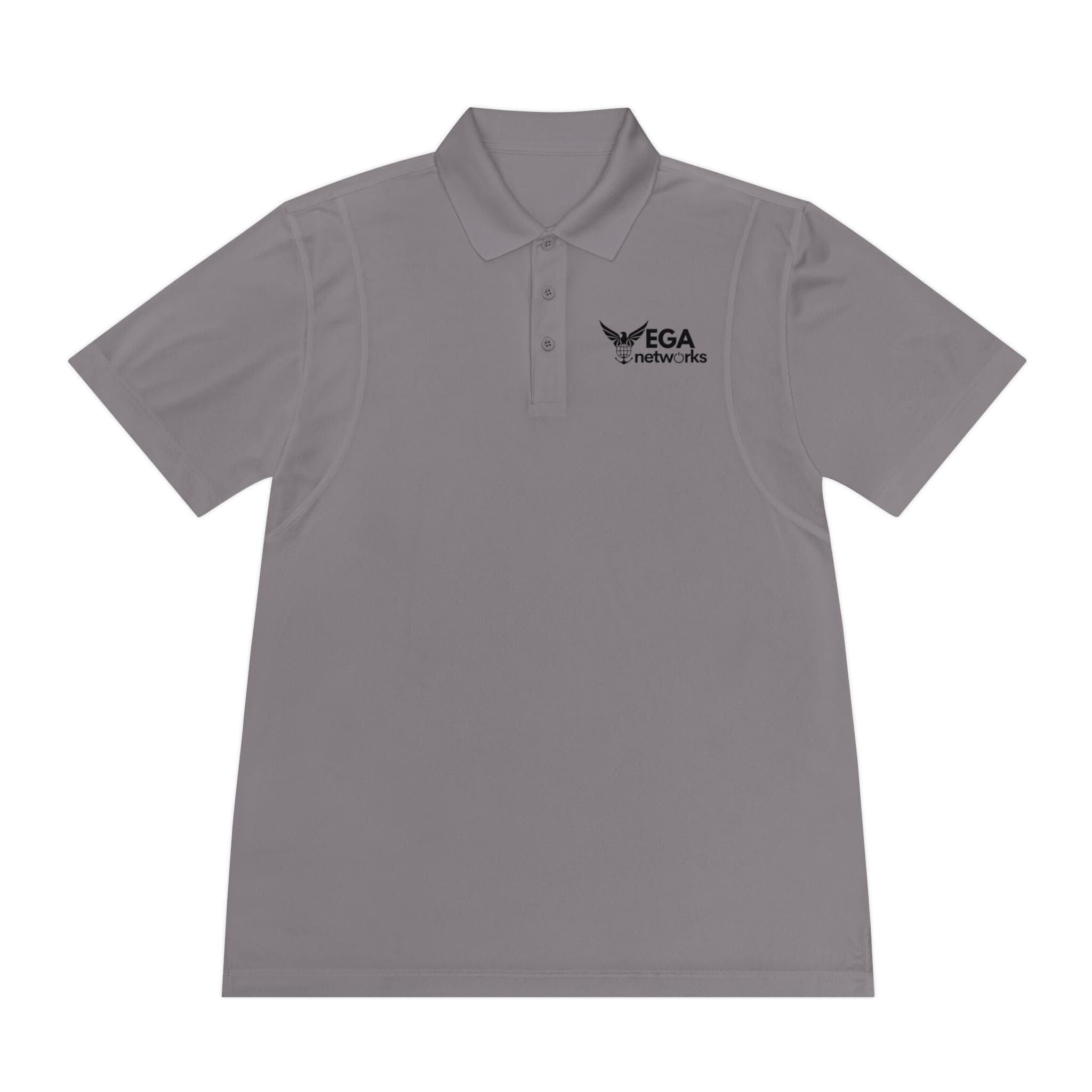 EGA Networks Moisture-Wicking Sport Polo Shirt: 100% Polyester, 3-Button Placket - image 5