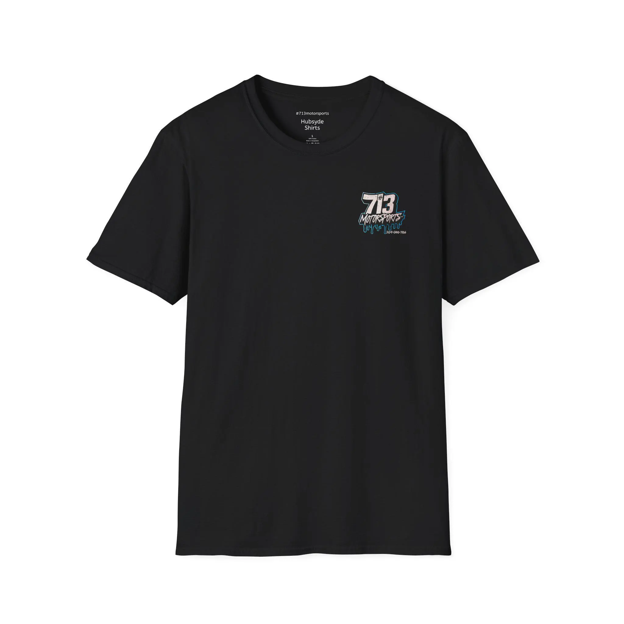 713 Motorsports Graphic Tee: Softstyle Racing T-Shirt for Car Enthusiasts
