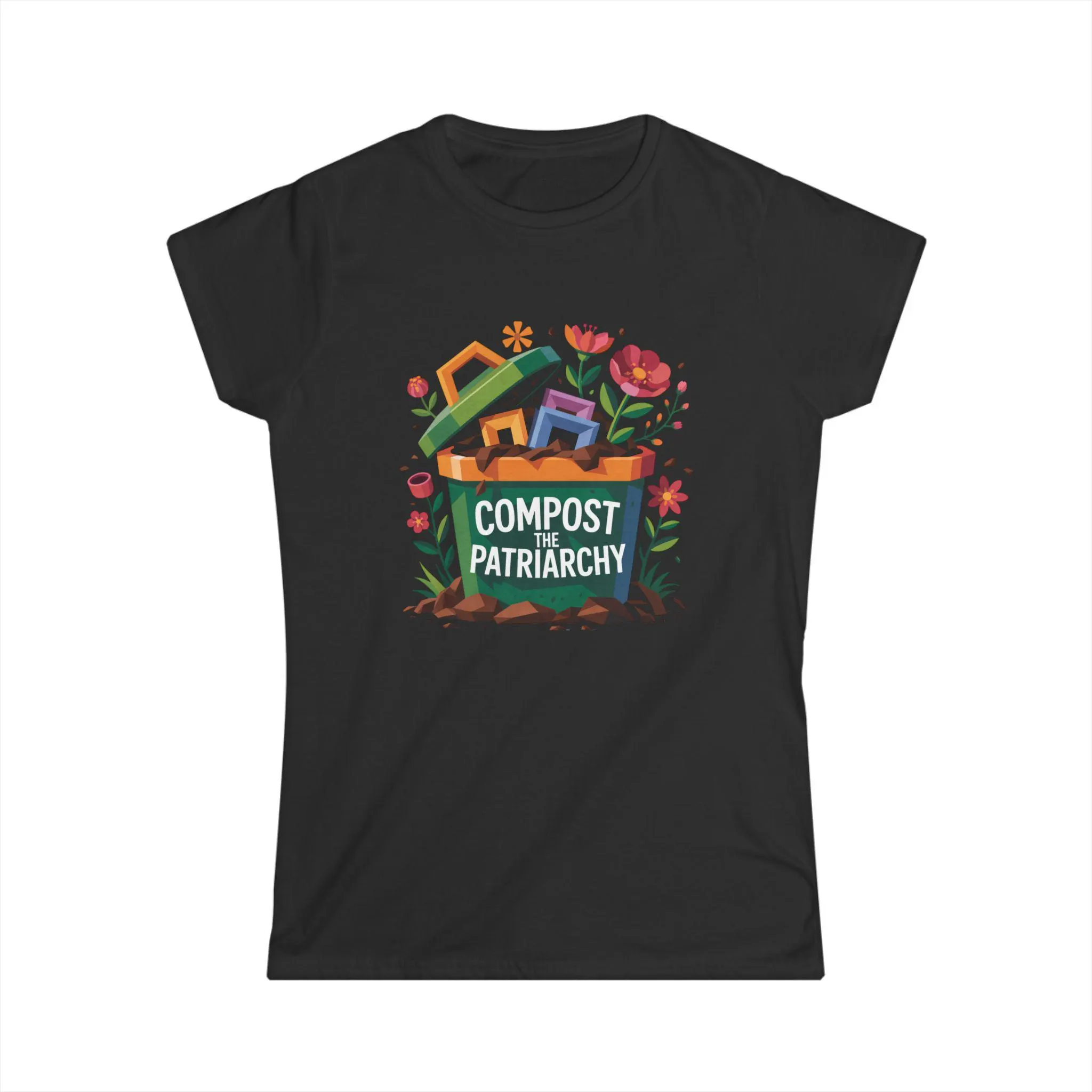 Compost the Patriarchy Tee: Social Justice Empowerment Shirt - image 3
