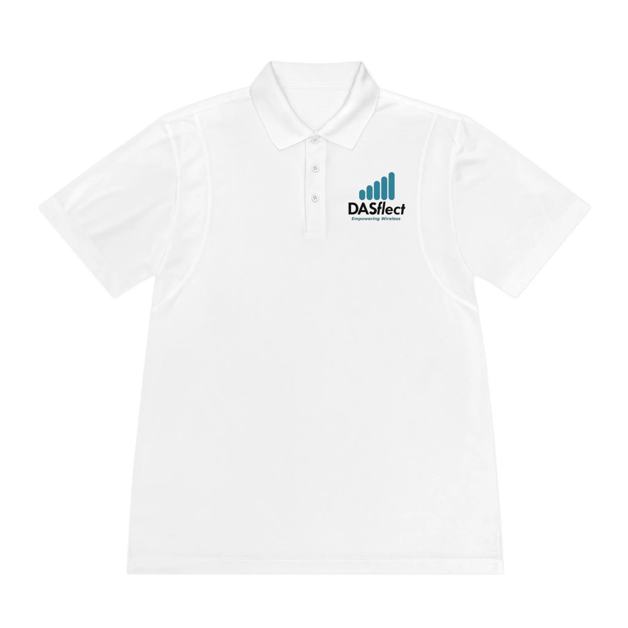 DASflect Men's Moisture-Wicking Sport Polo Shirt - DASflect Logo - image 3