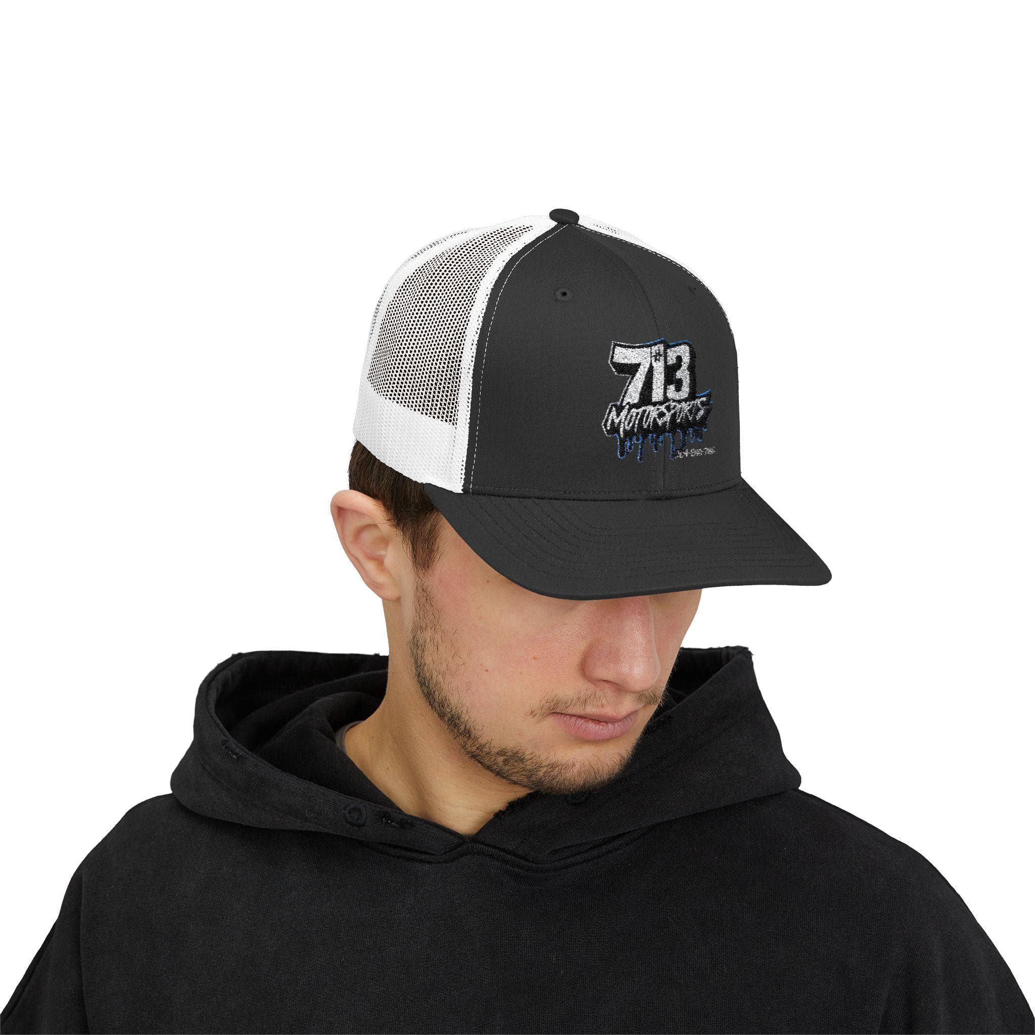 713 Motorsports Snapback Trucker Cap, Stylish Outdoor Accessory, Perfect Hat for Summer Events, Great Gift for Adventure Lovers - image 3