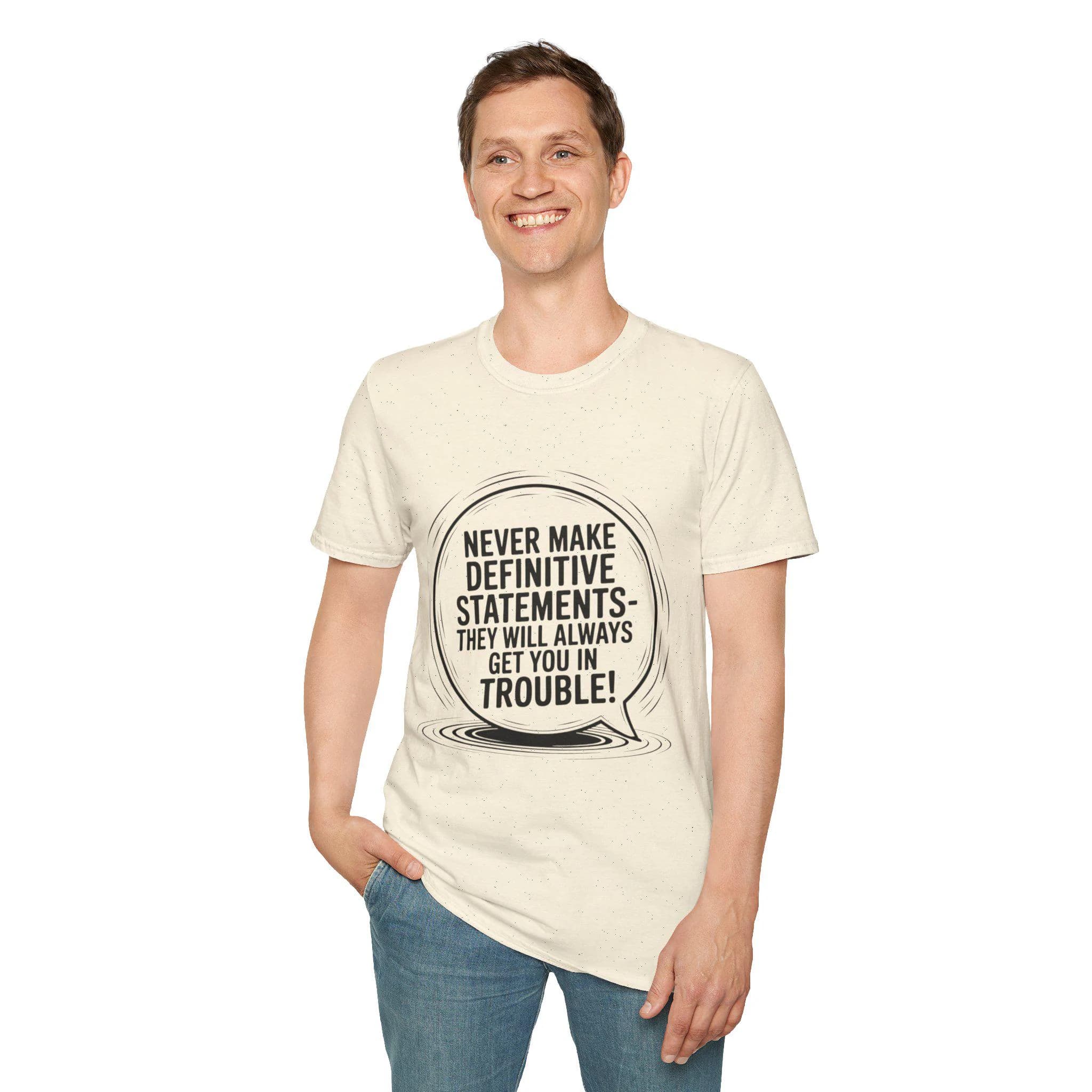 Humorous Quote T-Shirt: Unisex Softstyle Tee for Casual Wear - image 3
