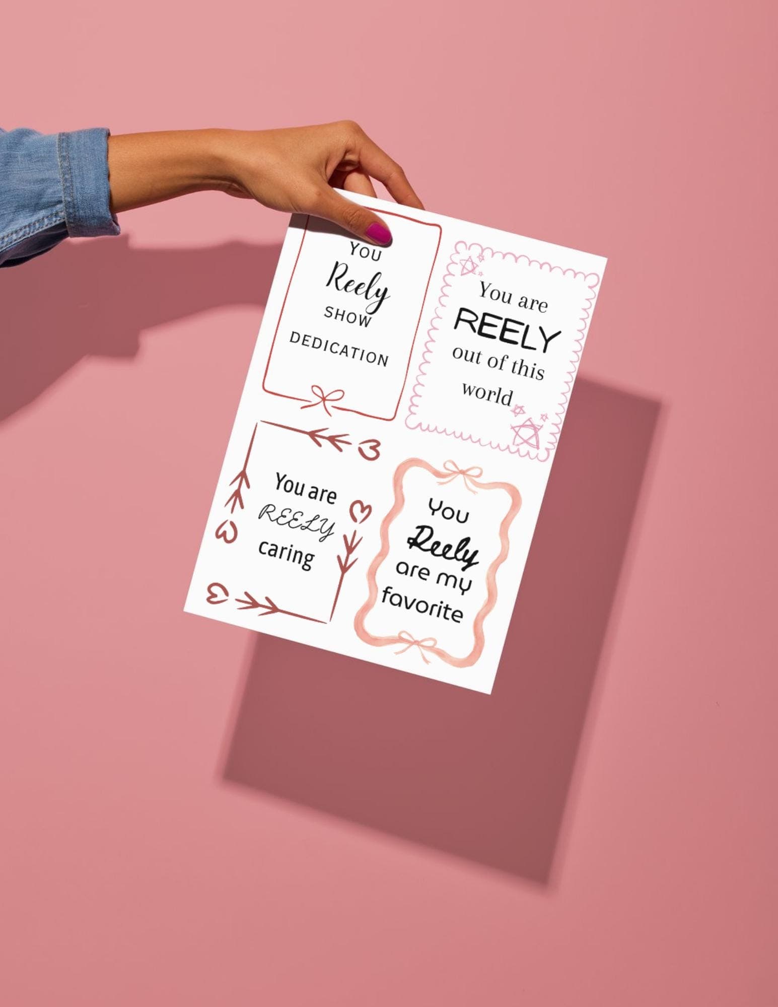 Badge Reel Valentines: Digital Download (12 Tags) - image 4