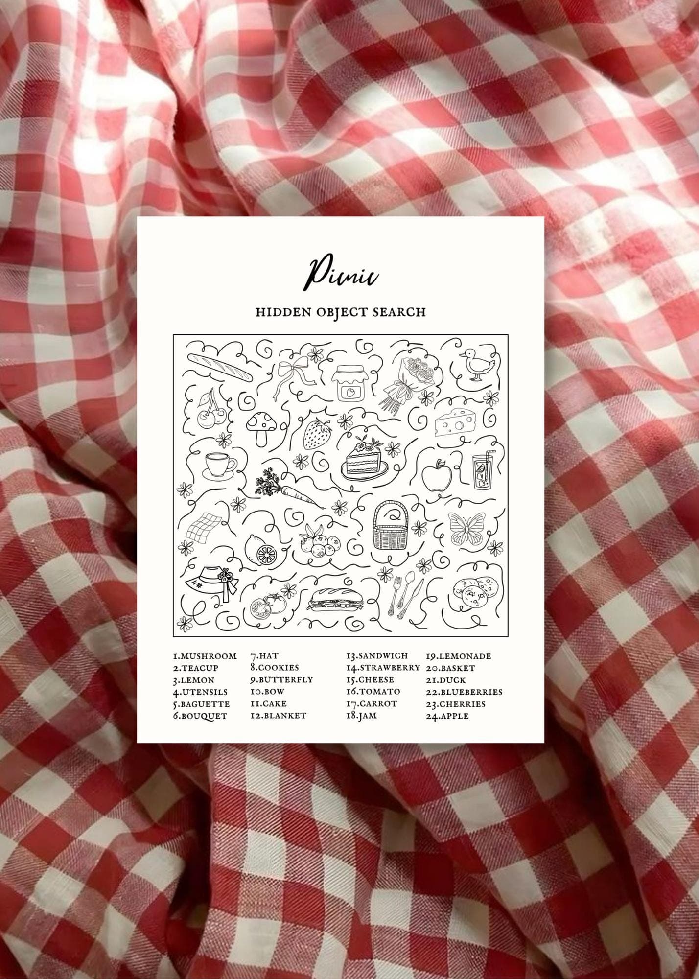 Hidden Object Game: Picnic Edition (Digital Download)