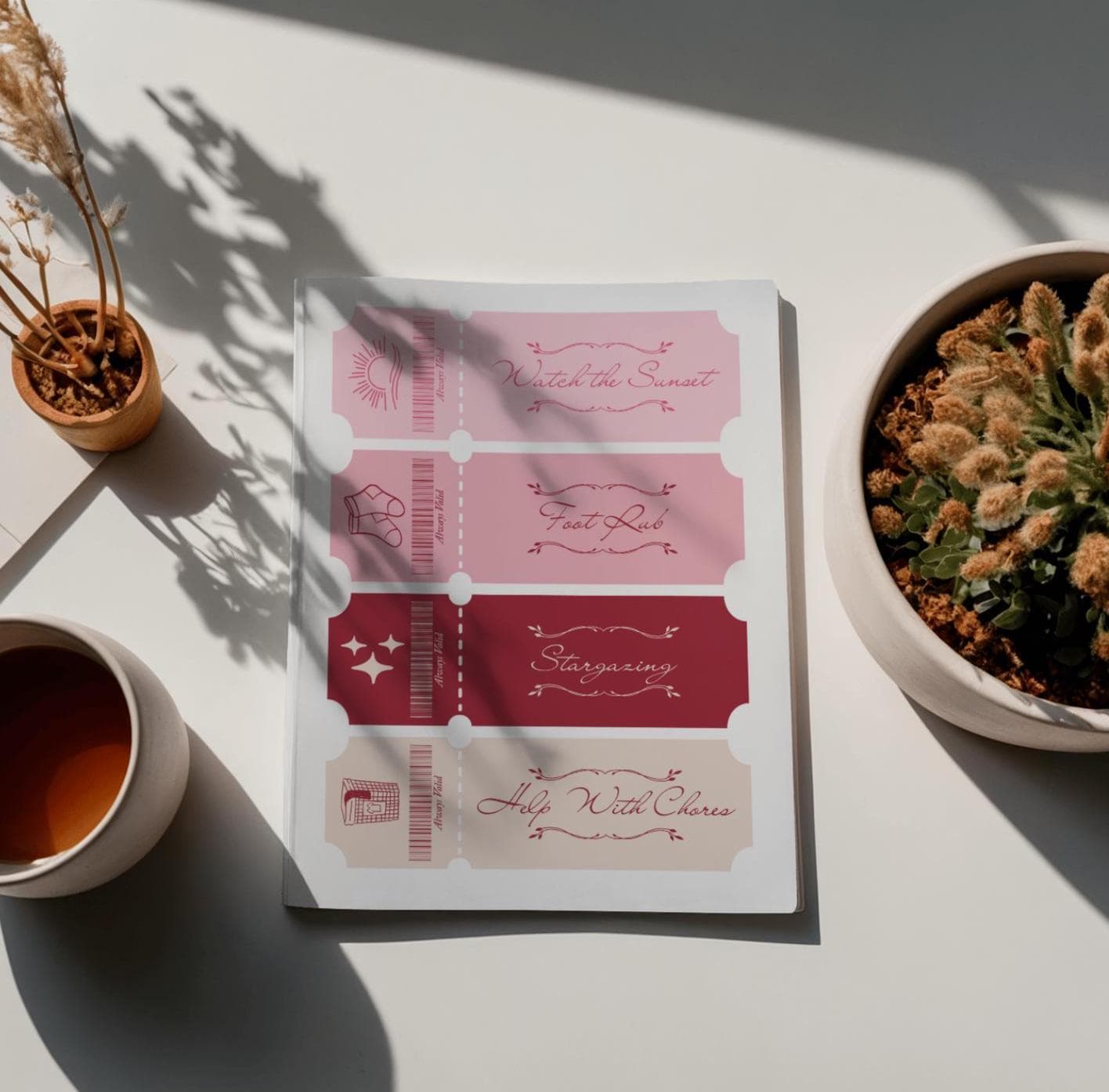 Valentine’s Couple Coupons: 20 Printable Gift Vouchers (Digital Download) - image 4