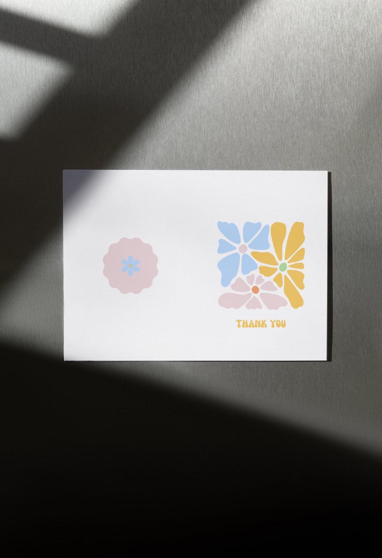 Floral Thank You Cards: Printable Foldable Card Set (Digital Download) - image 4