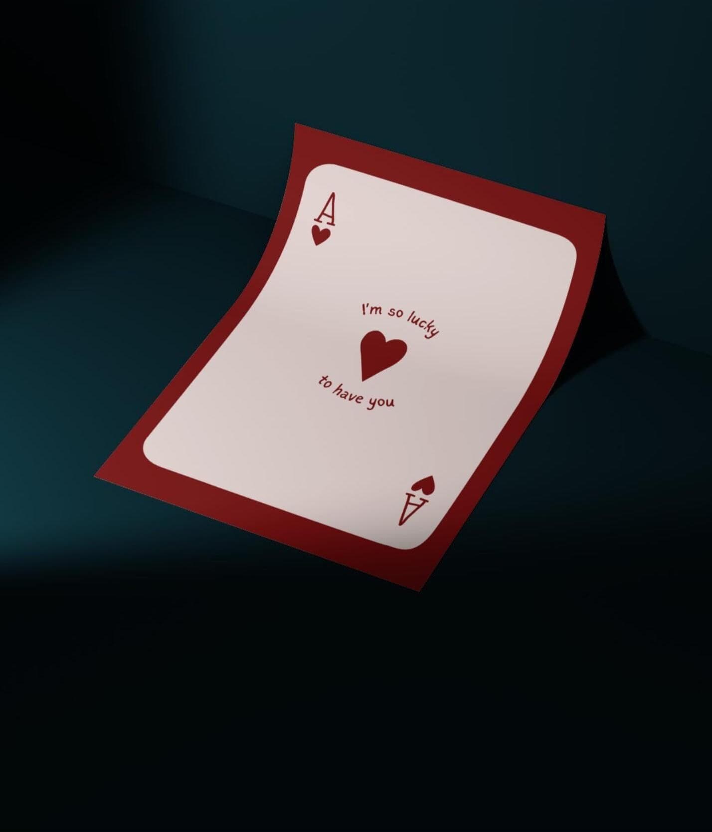 Ace Foldable Valentine's Card: Printable Card (10x7 inches) - image 5