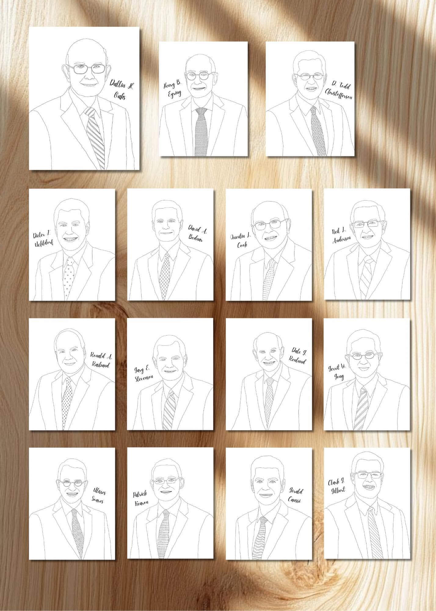 Apostle Coloring Pages 2026: General Conference Activity (Digital Download)
