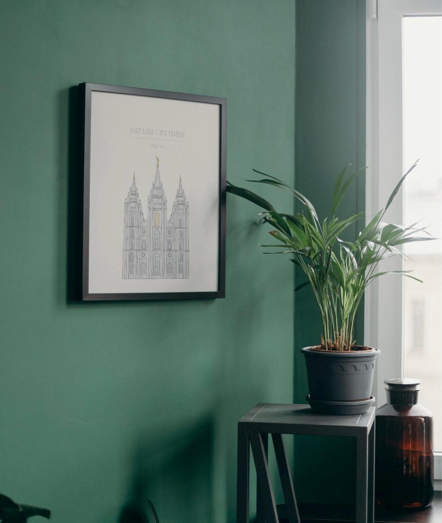 Salt Lake City Temple Art Print: LDS Wall Decor (11x14 Inches) (Digital Download) - image 3