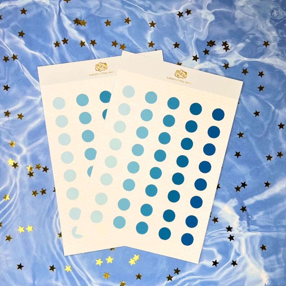 MEDIUM Gradient Circles Sticker Sheet (1 pc) (MORE COLORS) - image 5