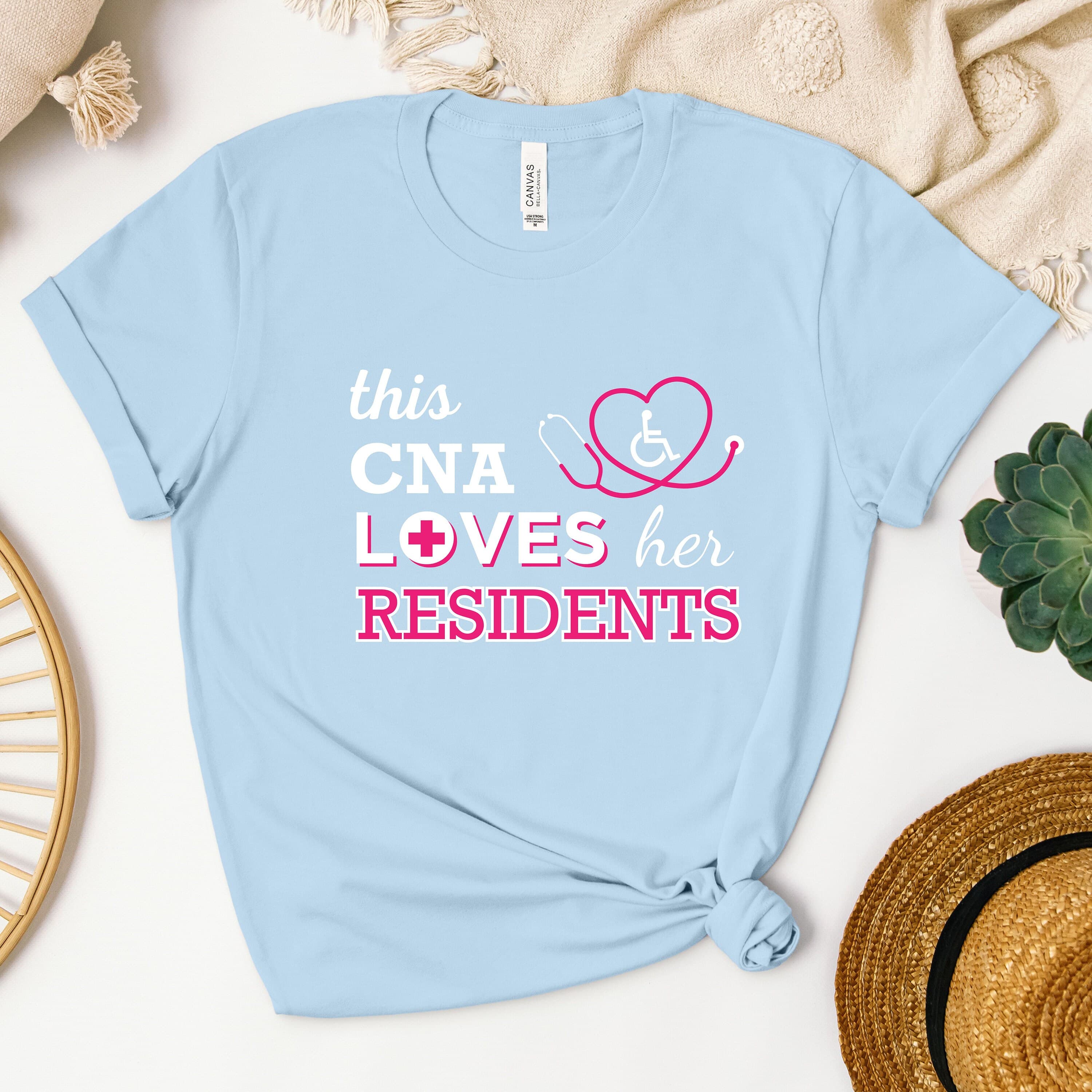 CNA shirt, Loves Her Residents, CNA T Shirt, Nursing Assistant Graphic Shirt, Life Changing Nurse Assistant Shirt Gift for Her,  Size S-XL - image 4