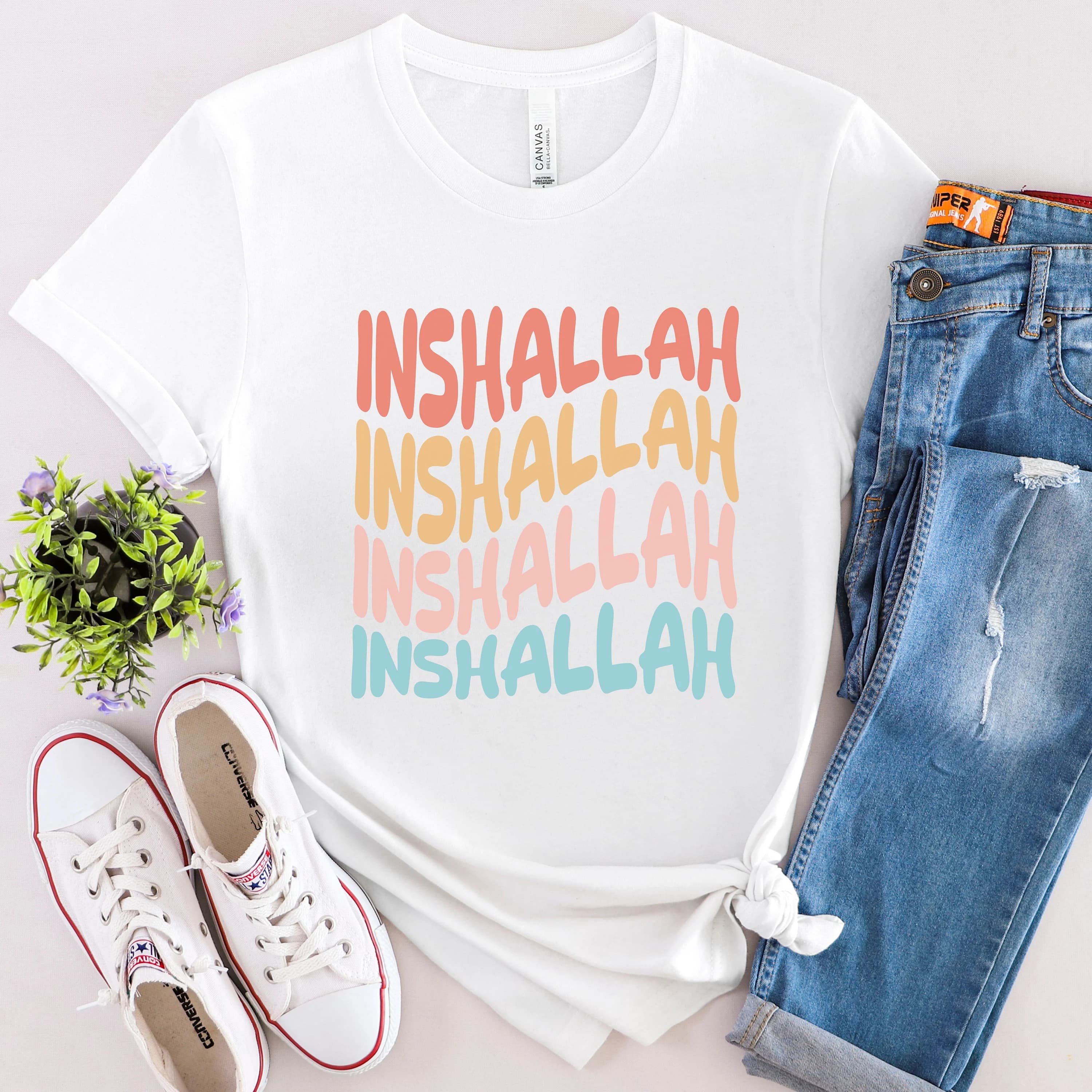 Muslim Shirt Muslim tshirt Islam Shirt Islamic tshirt Muslim t-shirt inshallah tshirt Muslims t-shirt Arabic tee shirt Gift