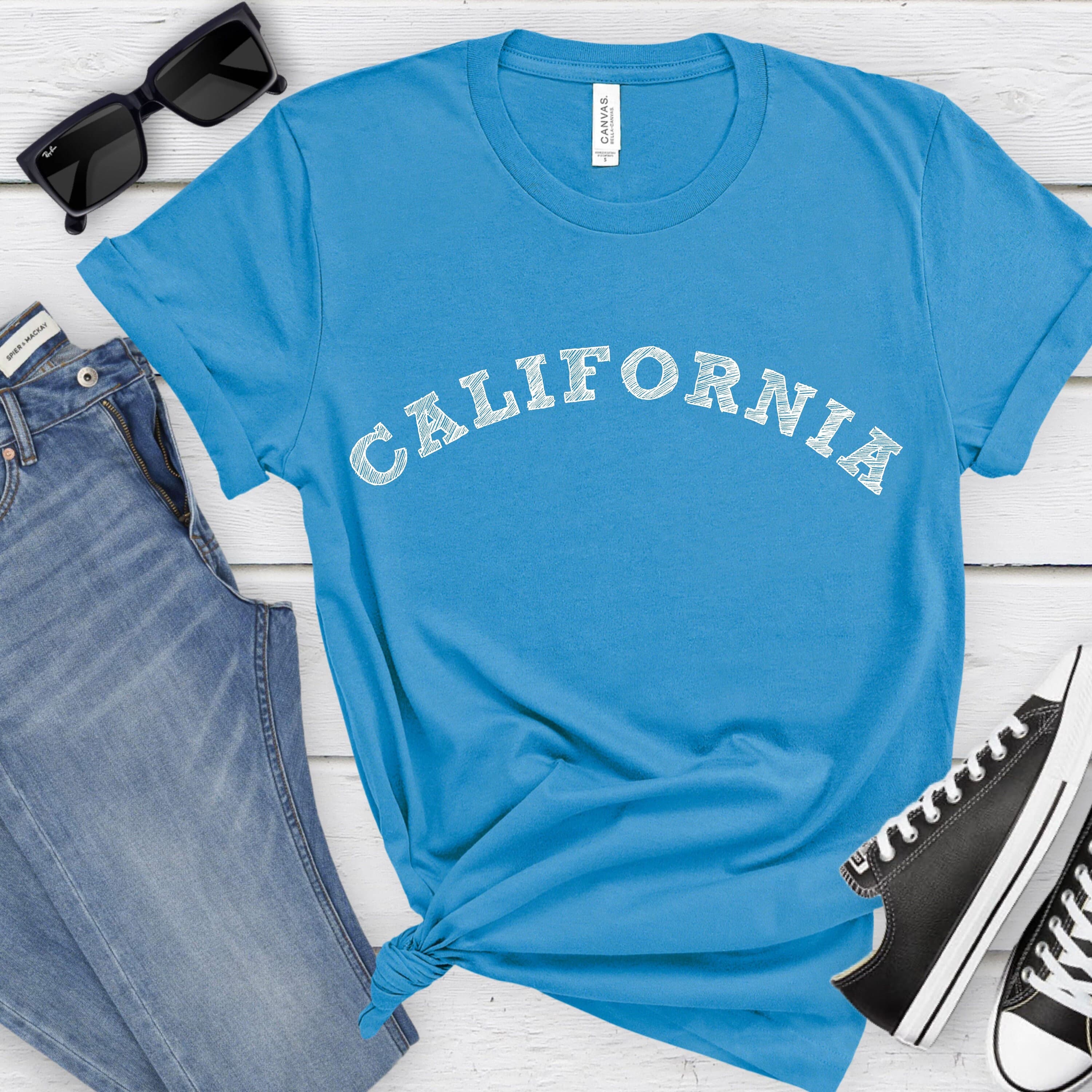 California Shirt SoCal Shirt Southern Ca shirt California State Shirt CA Vacation Shirt Cali girl tee CA Beach T-shirt Family Trip Gift - image 4