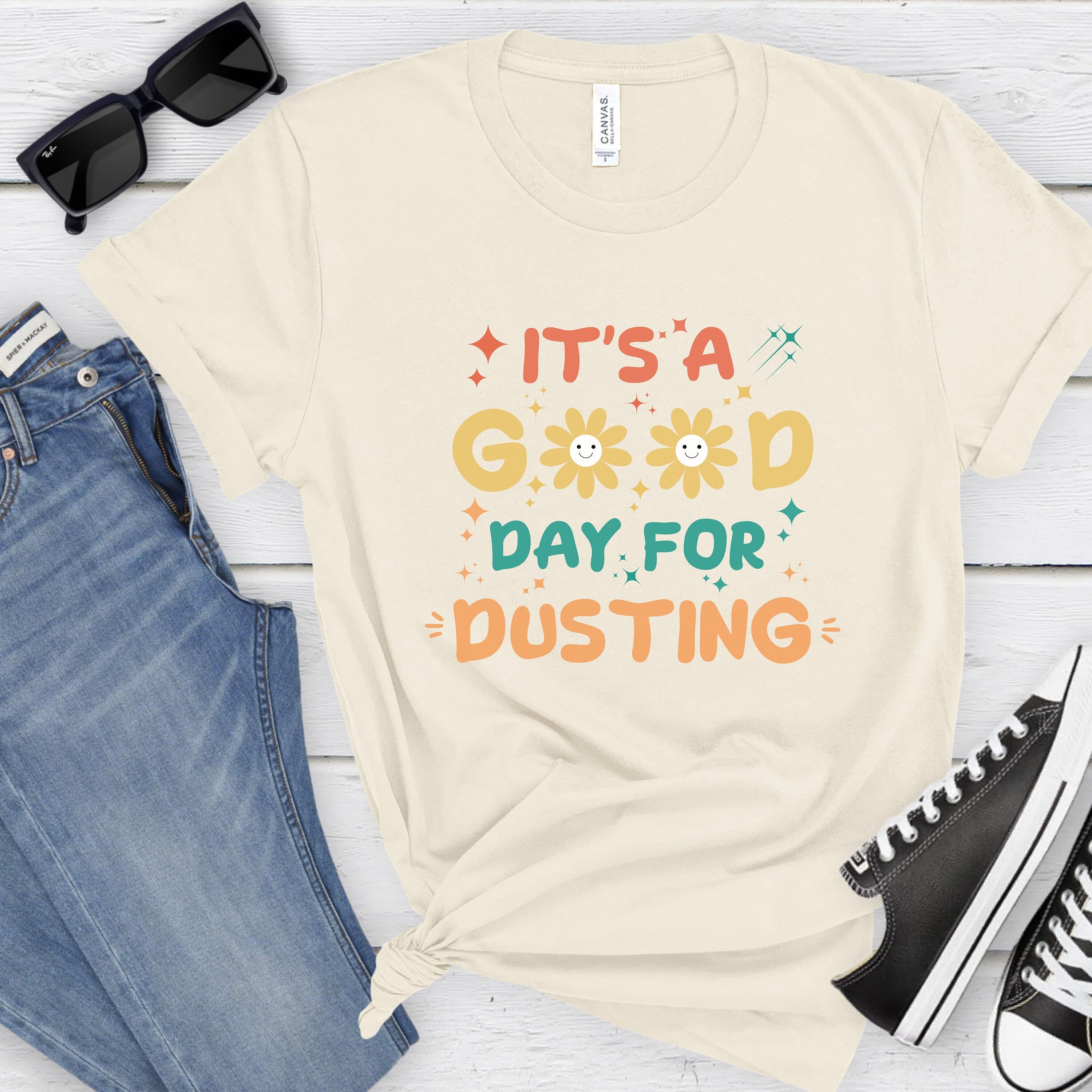 Housekeeping Shirt, Housekeeping Crew Team Shirt Home Cleaning Service Tshirt Dusting home House Cleaner Shirt It's a Good Day t-shirt Gift - image 3
