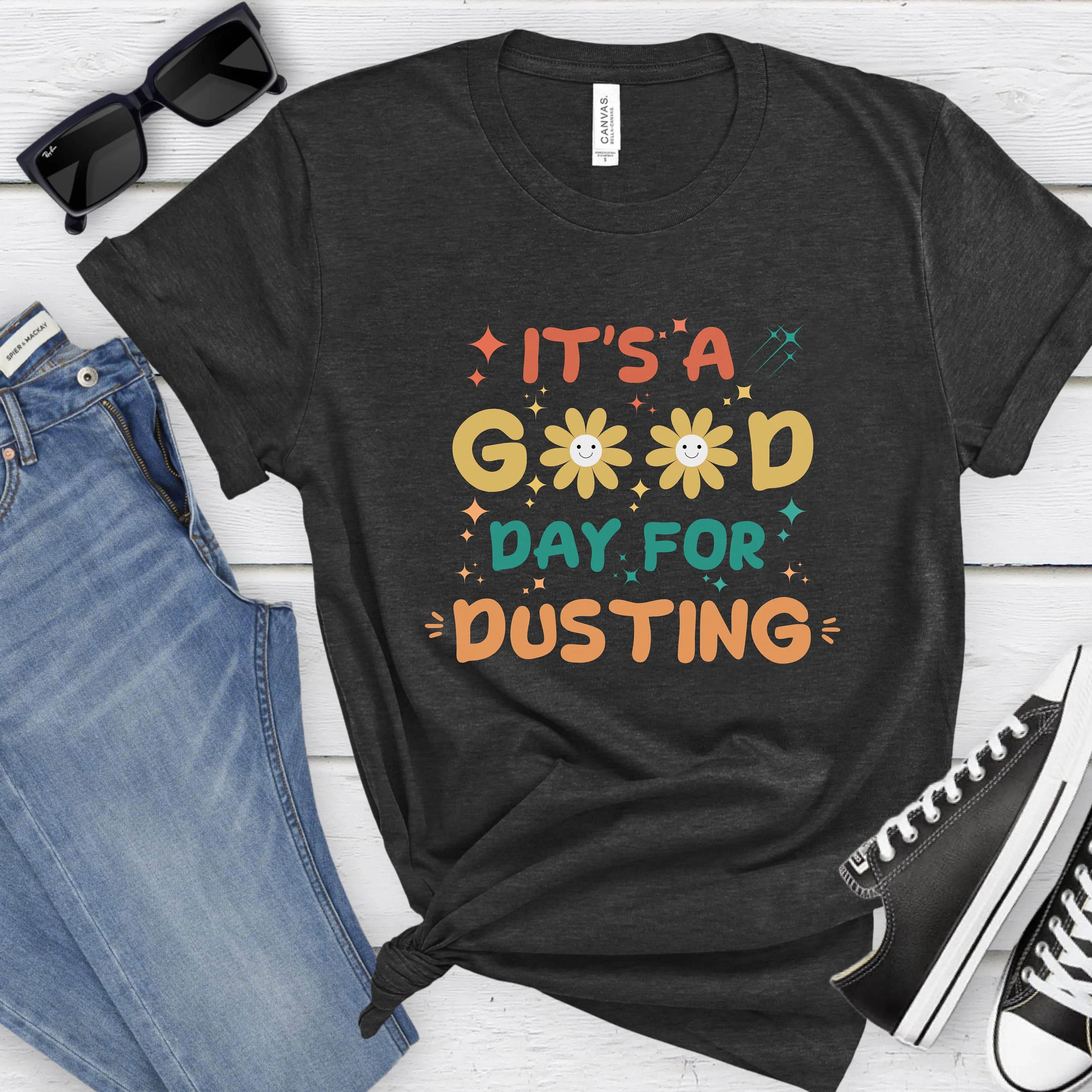 Housekeeping Shirt, Housekeeping Crew Team Shirt Home Cleaning Service Tshirt Dusting home House Cleaner Shirt It's a Good Day t-shirt Gift - image 4