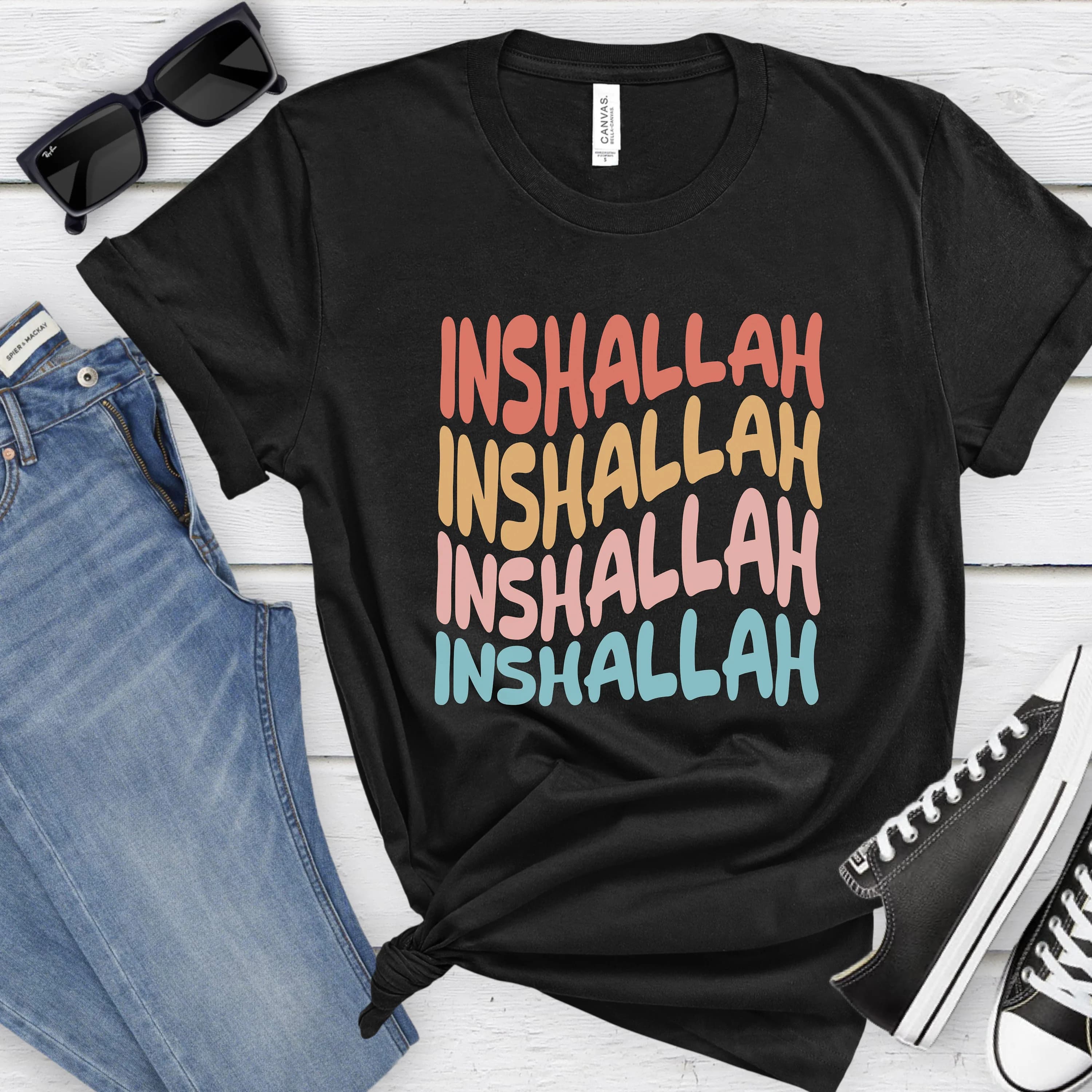 Muslim Shirt Muslim tshirt Islam Shirt Islamic tshirt Muslim t-shirt inshallah tshirt Muslims t-shirt Arabic tee shirt Gift - image 5