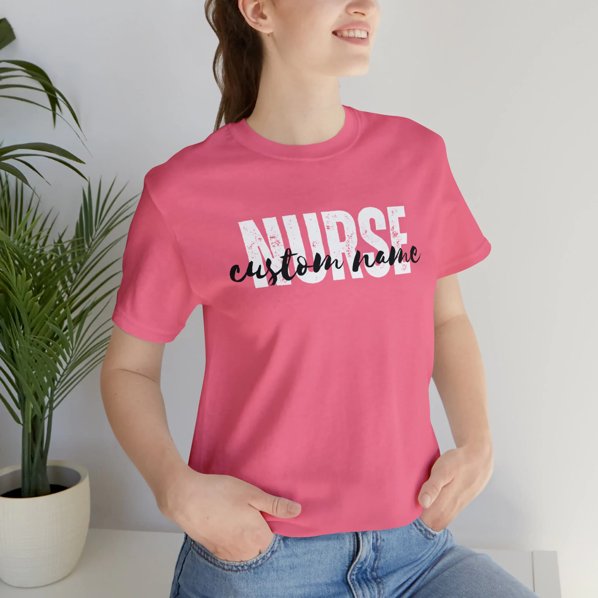 Custom Nurse Shirt, Personalized Nurse Shirt, Customized RN Nurse Name shirt, Nursing School Student Shirt, Nurse Graduation Gift, Size S-XL - image 4