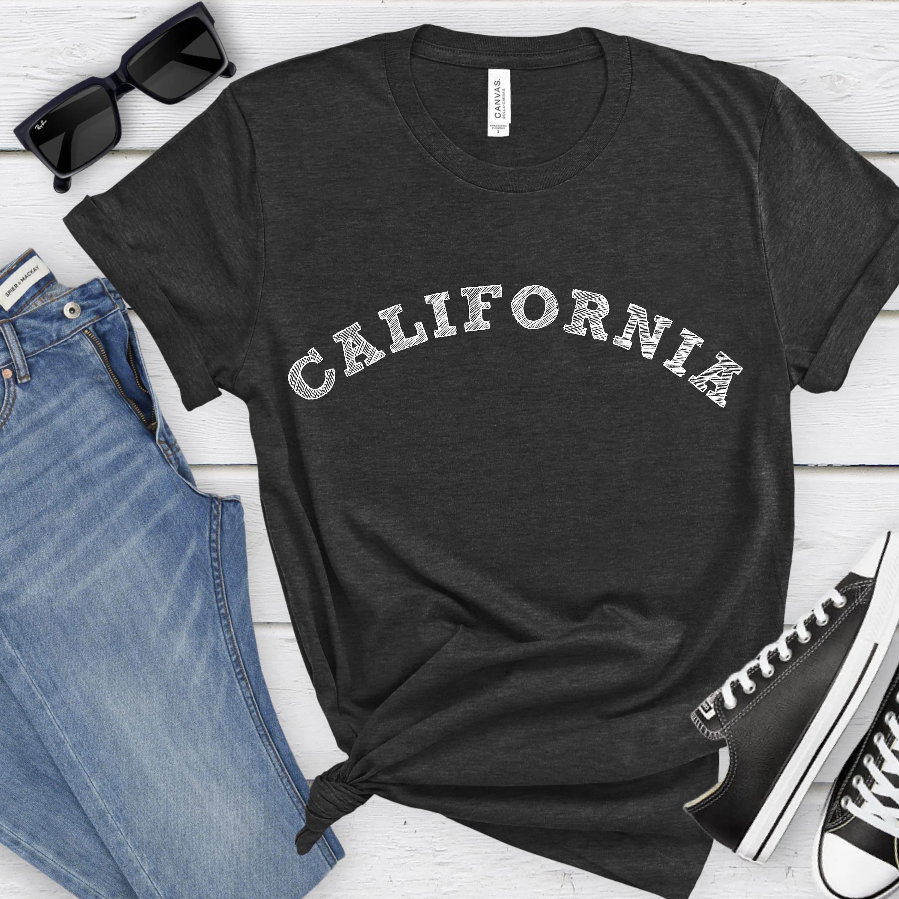 California Shirt SoCal Shirt Southern Ca shirt California State Shirt CA Vacation Shirt Cali girl tee CA Beach T-shirt Family Trip Gift