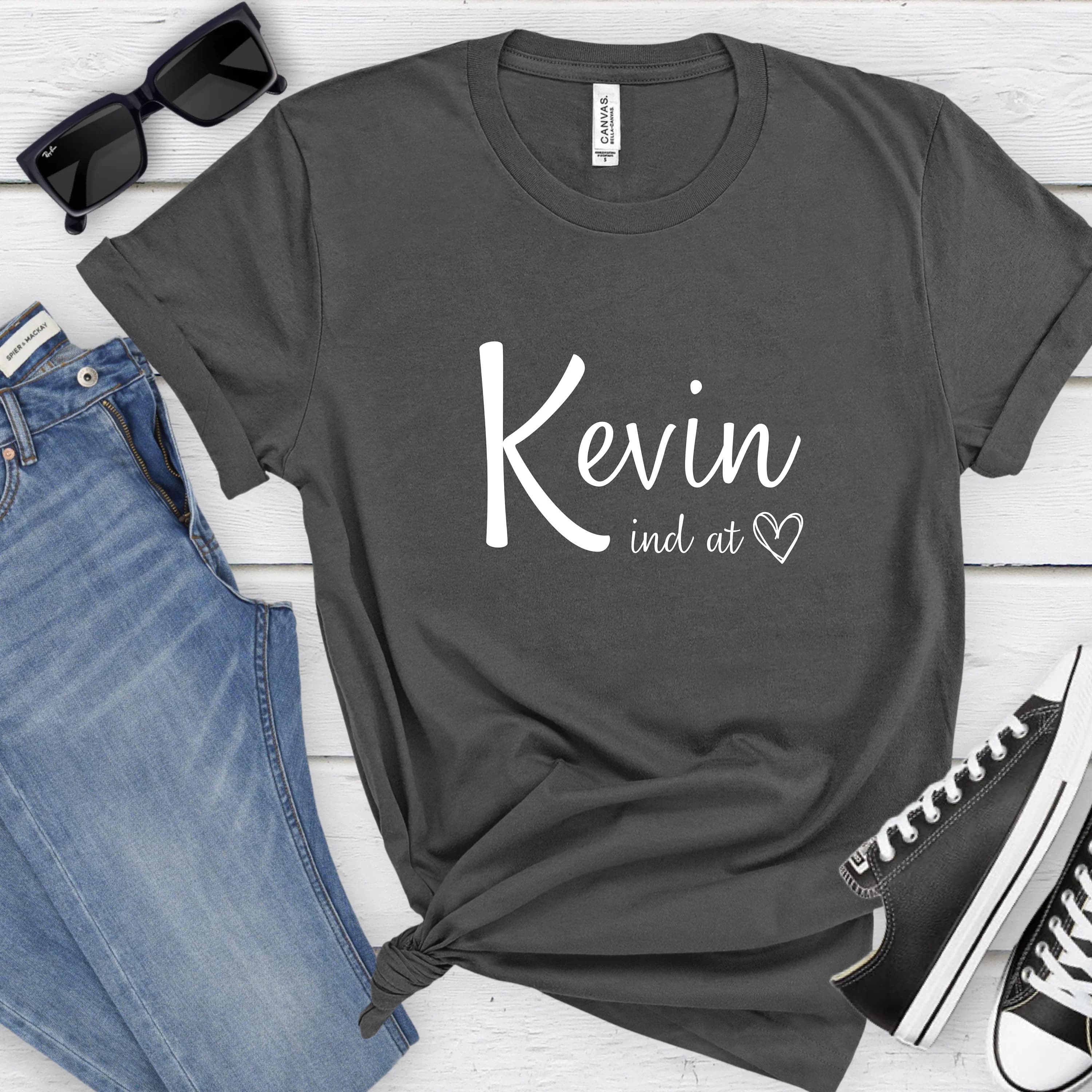 Kevin name shirt Kevin first name men t-shirt Kind at Heart tshirt for men funny man tee shirt Kevin name meaning shirt top - image 3