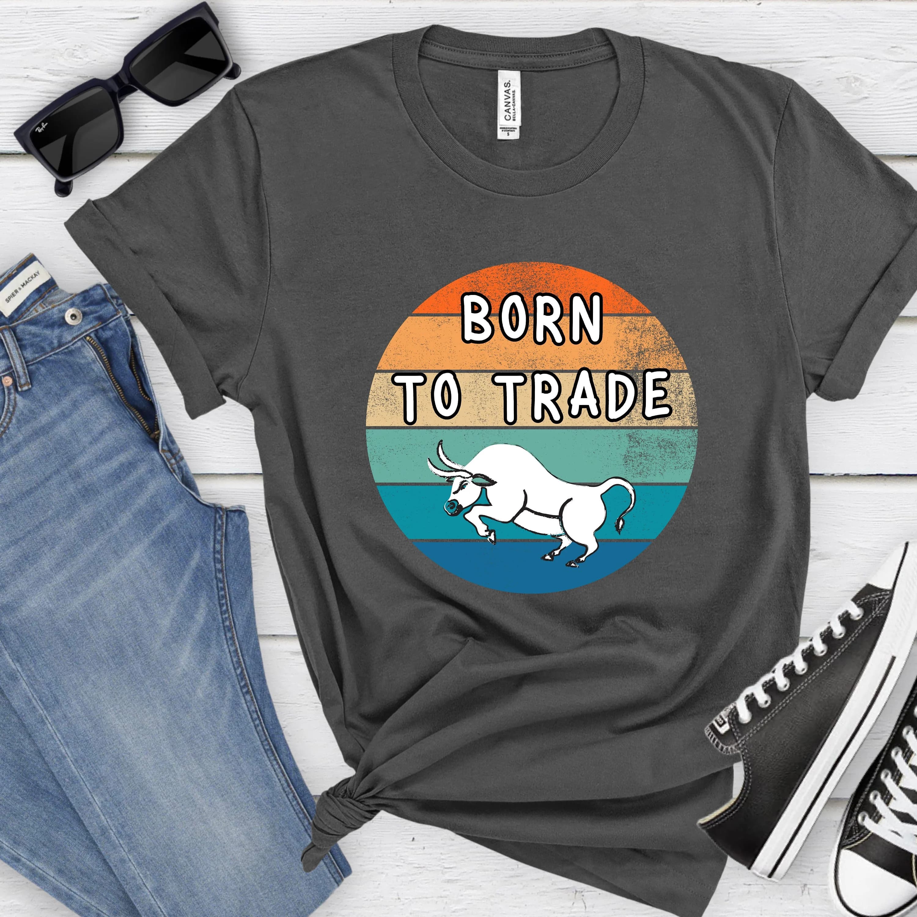 Stock Trader shirt, Stock Market Trading Tshirt, Stocks Market Forex shirt, Stock Trading Nasdaq Bullish Options Investor T-shirt, S-2XL - image 3