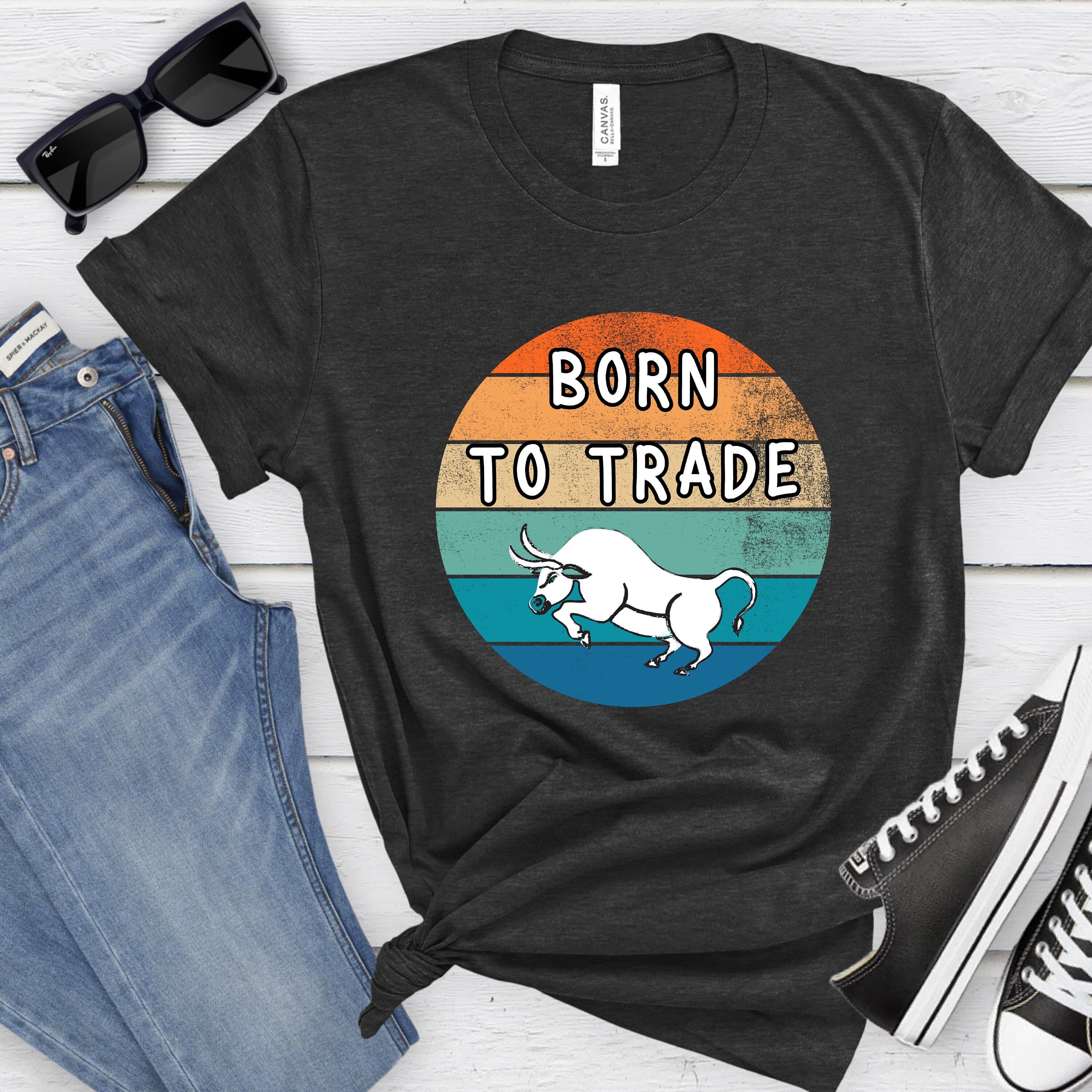 Stock Trader shirt, Stock Market Trading Tshirt, Stocks Market Forex shirt, Stock Trading Nasdaq Bullish Options Investor T-shirt, S-2XL - image 4