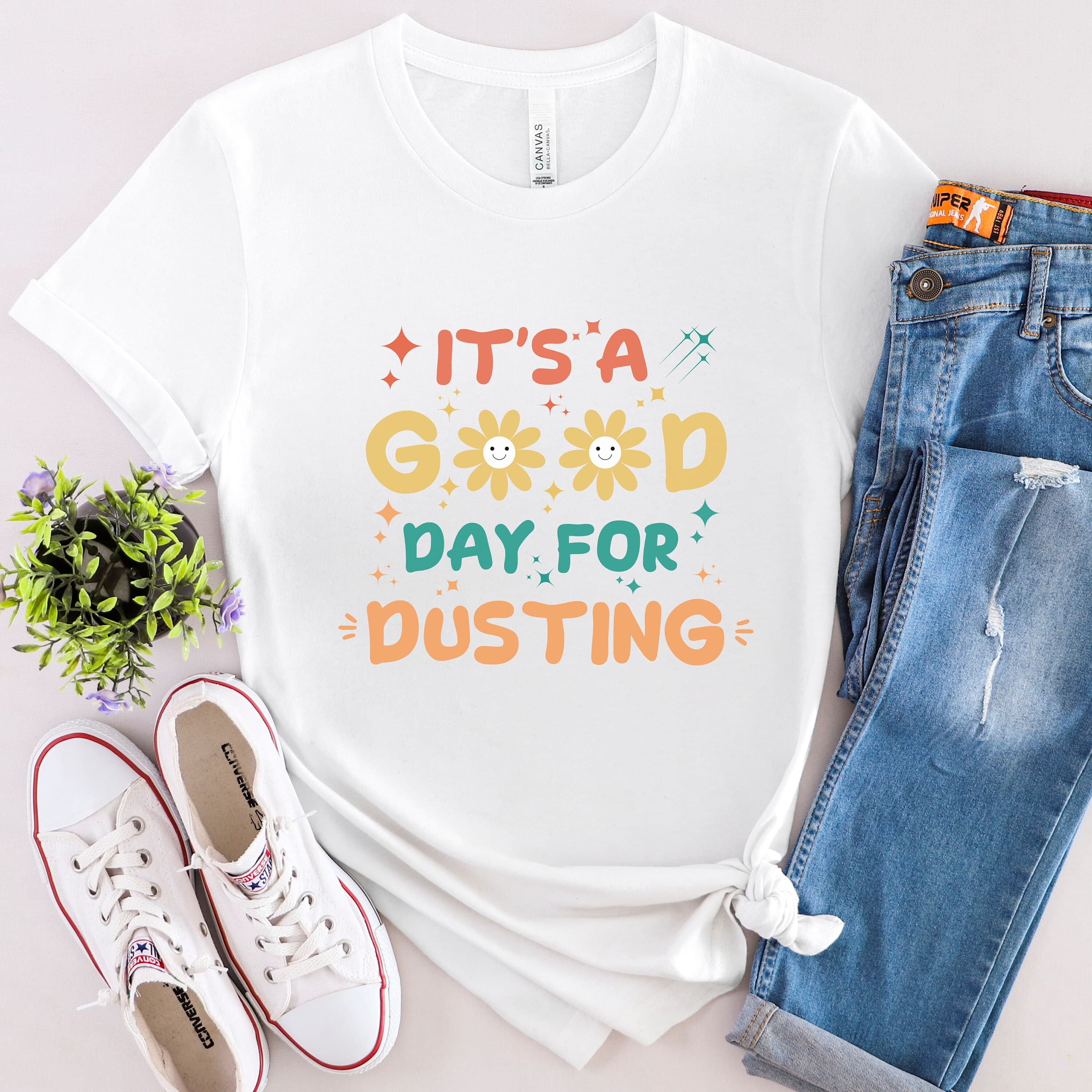 Housekeeping Shirt, Housekeeping Crew Team Shirt Home Cleaning Service Tshirt Dusting home House Cleaner Shirt It's a Good Day t-shirt Gift - image 5