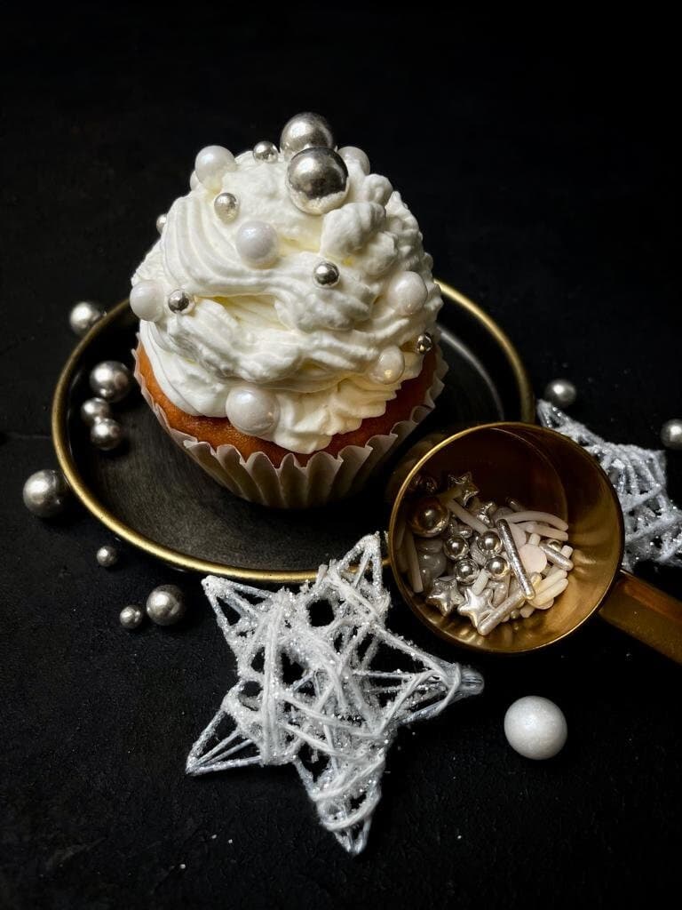 White and Metallic Gold Sprinkle Mix: Gluten-Free Baking Decoration - image 3