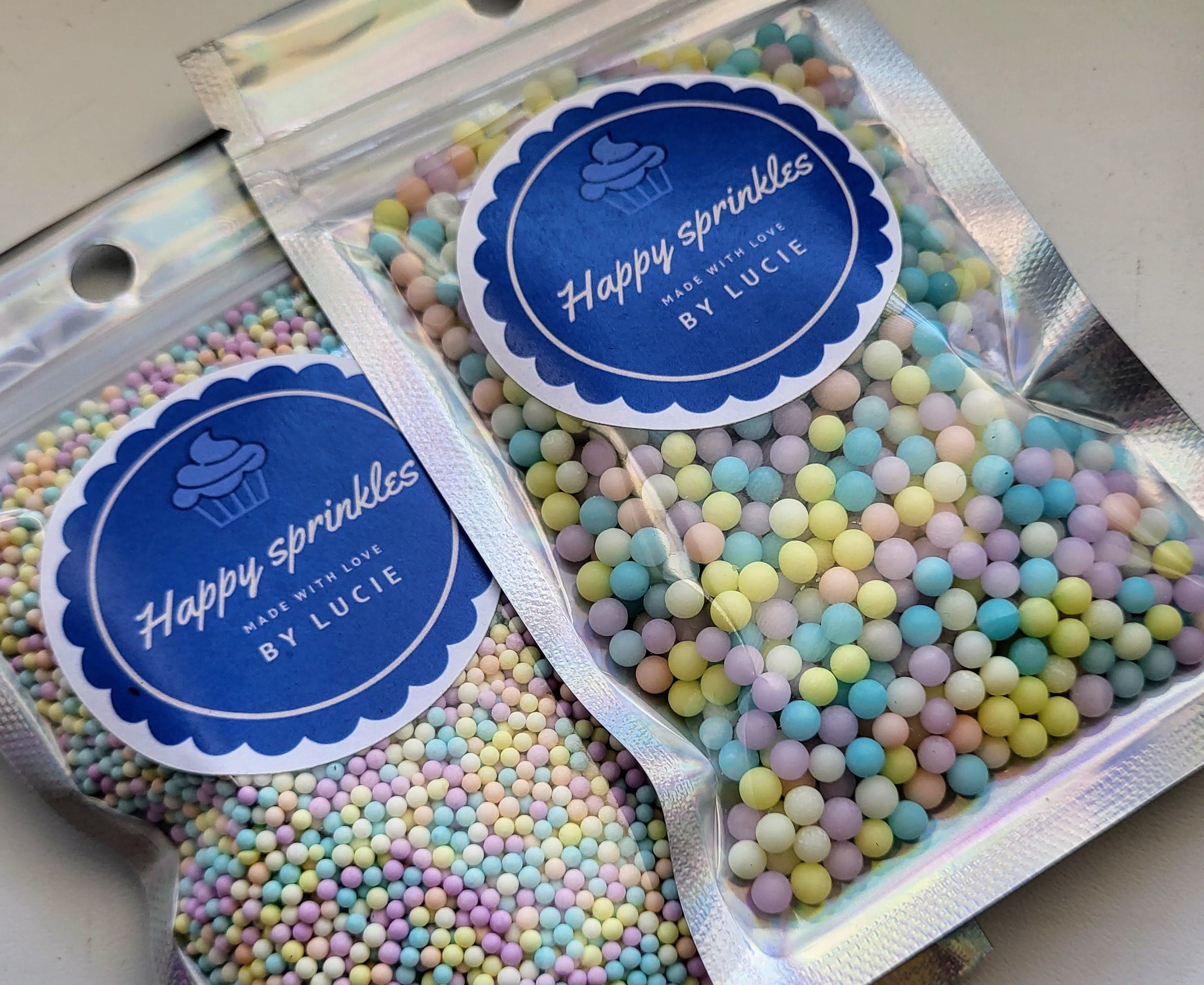 Pastel Edible Sprinkles: Mixed Pearls for Cake Baking (Gluten Free) - image 4