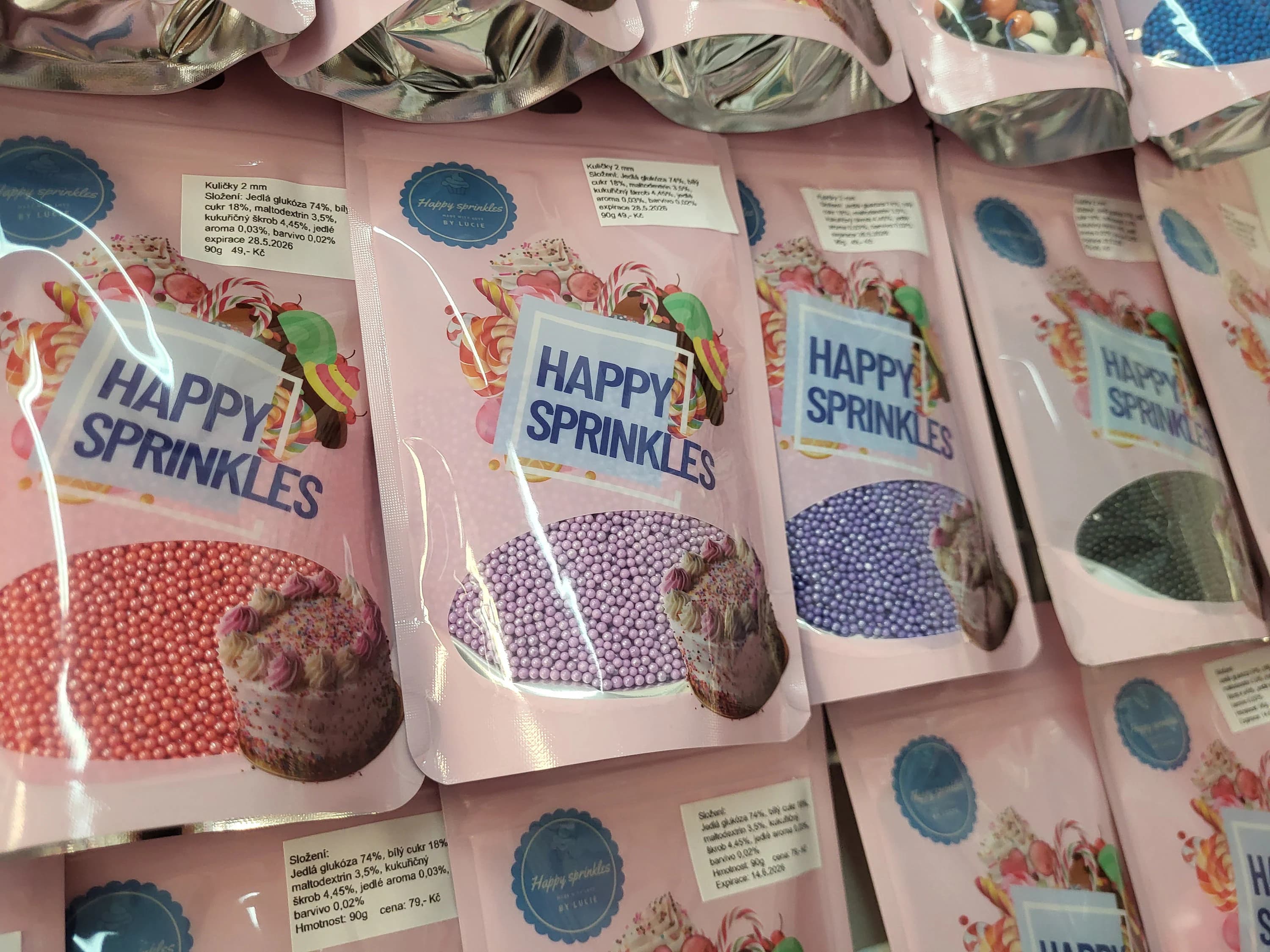Colorful Cupcake Sprinkles: Vegan, Halal, Kosher, Gluten-Free