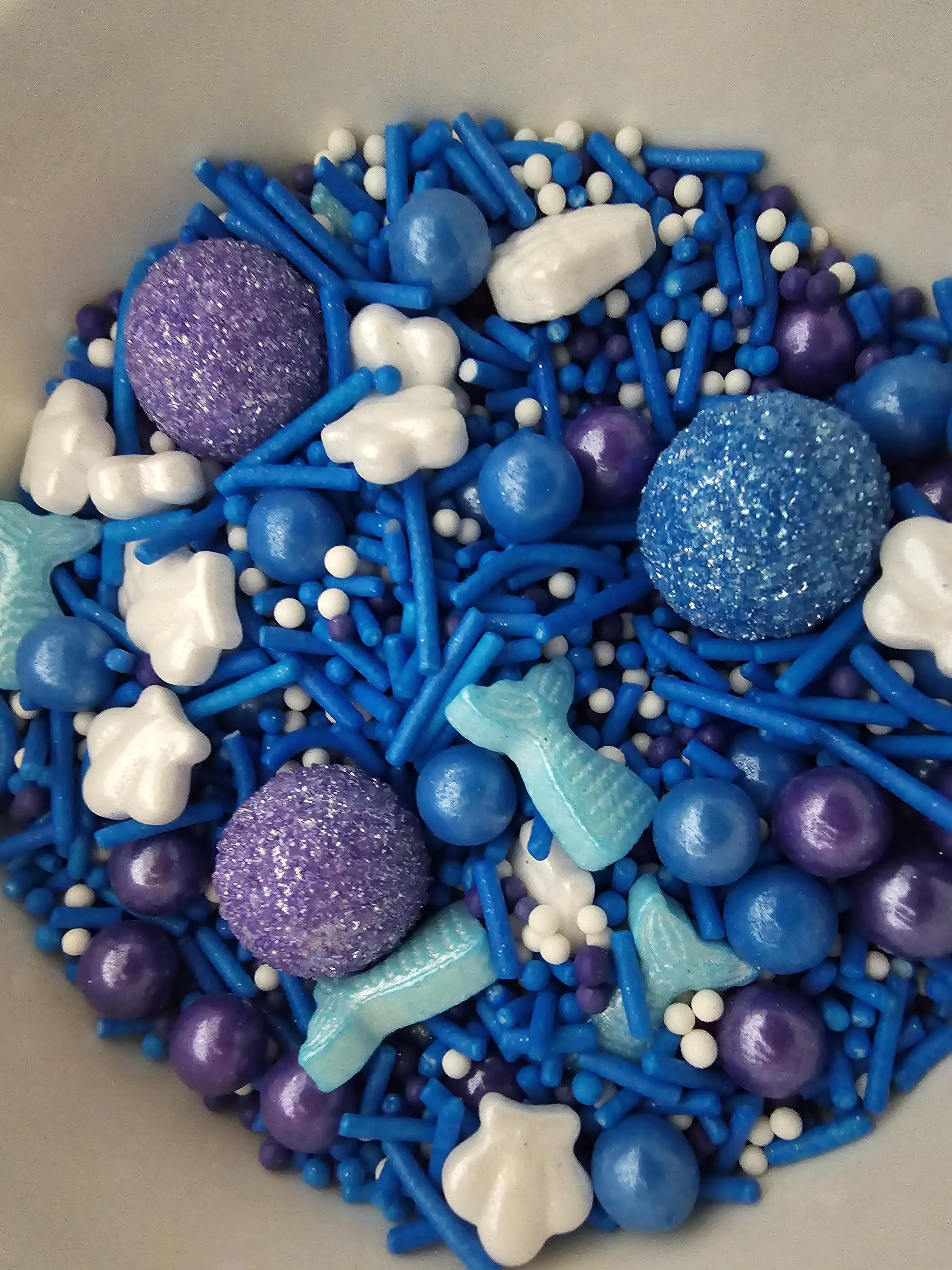 Mermaid Tails Sprinkle Mix: Edible Cake & Cupcake Decoration - image 3
