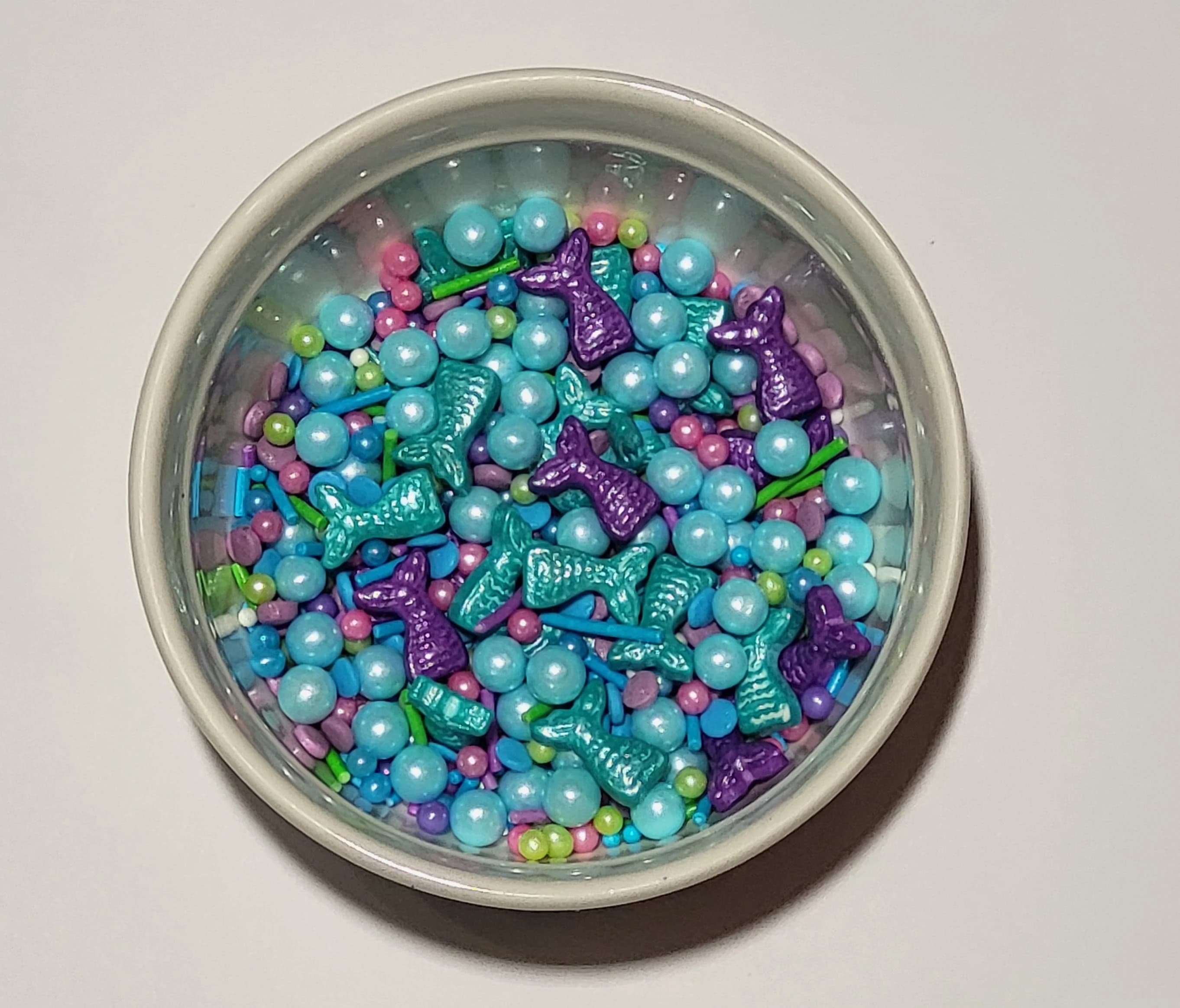 Mermaid Tails Sprinkle Mix - Birthday  Cake, Cupcake, Cookie edible decoration Gluten free, Vegan, Halal