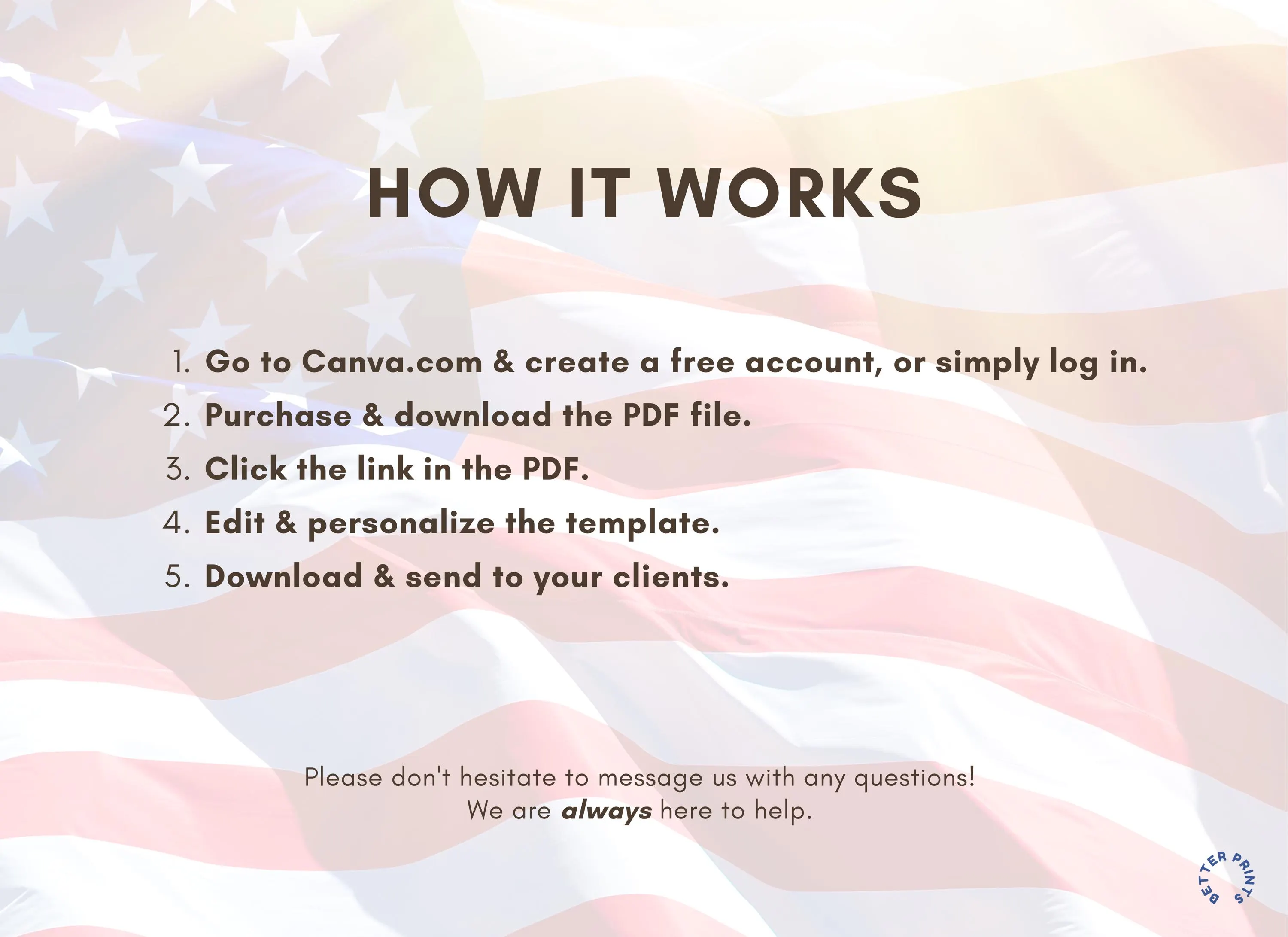 Fourth of July Real Estate Marketing Template (Digital Download) - image 3