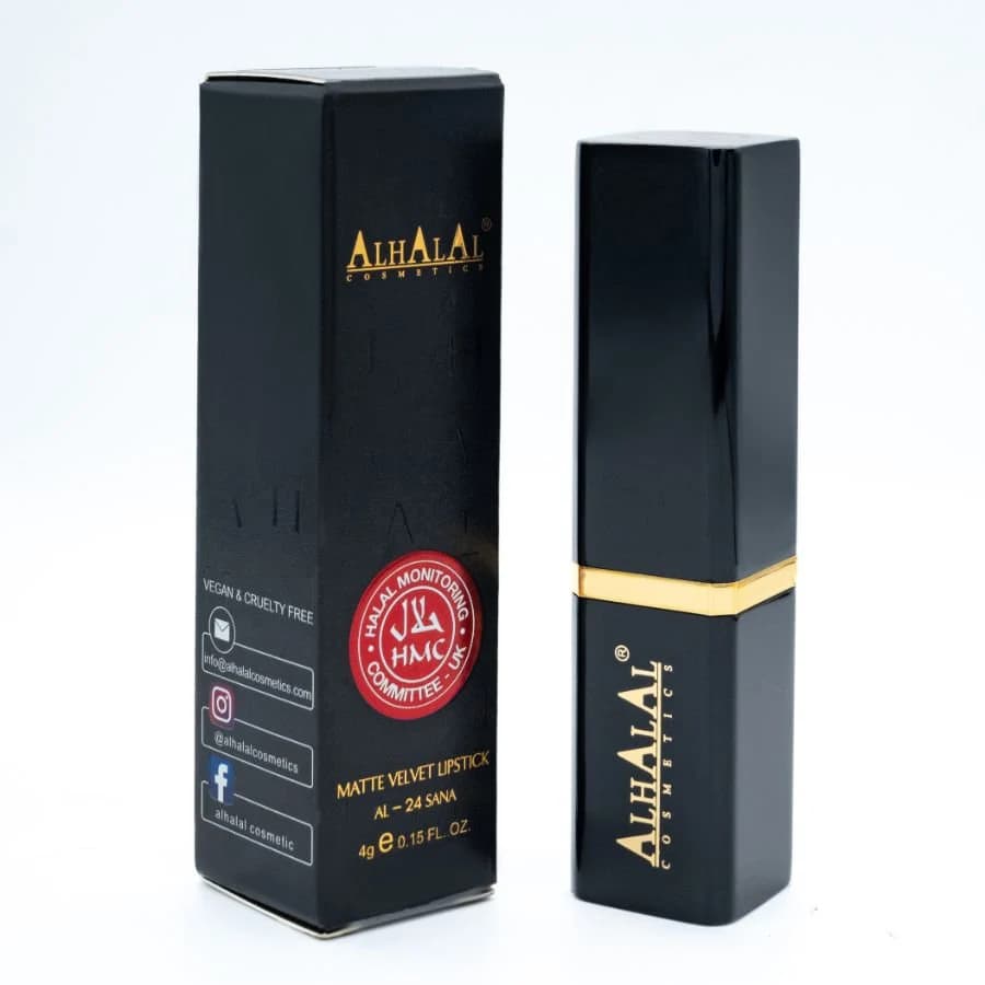 Halal Matte Velvet Lipstick – Long-Lasting, Vegan & Cruelty-Free (SANA) - image 4